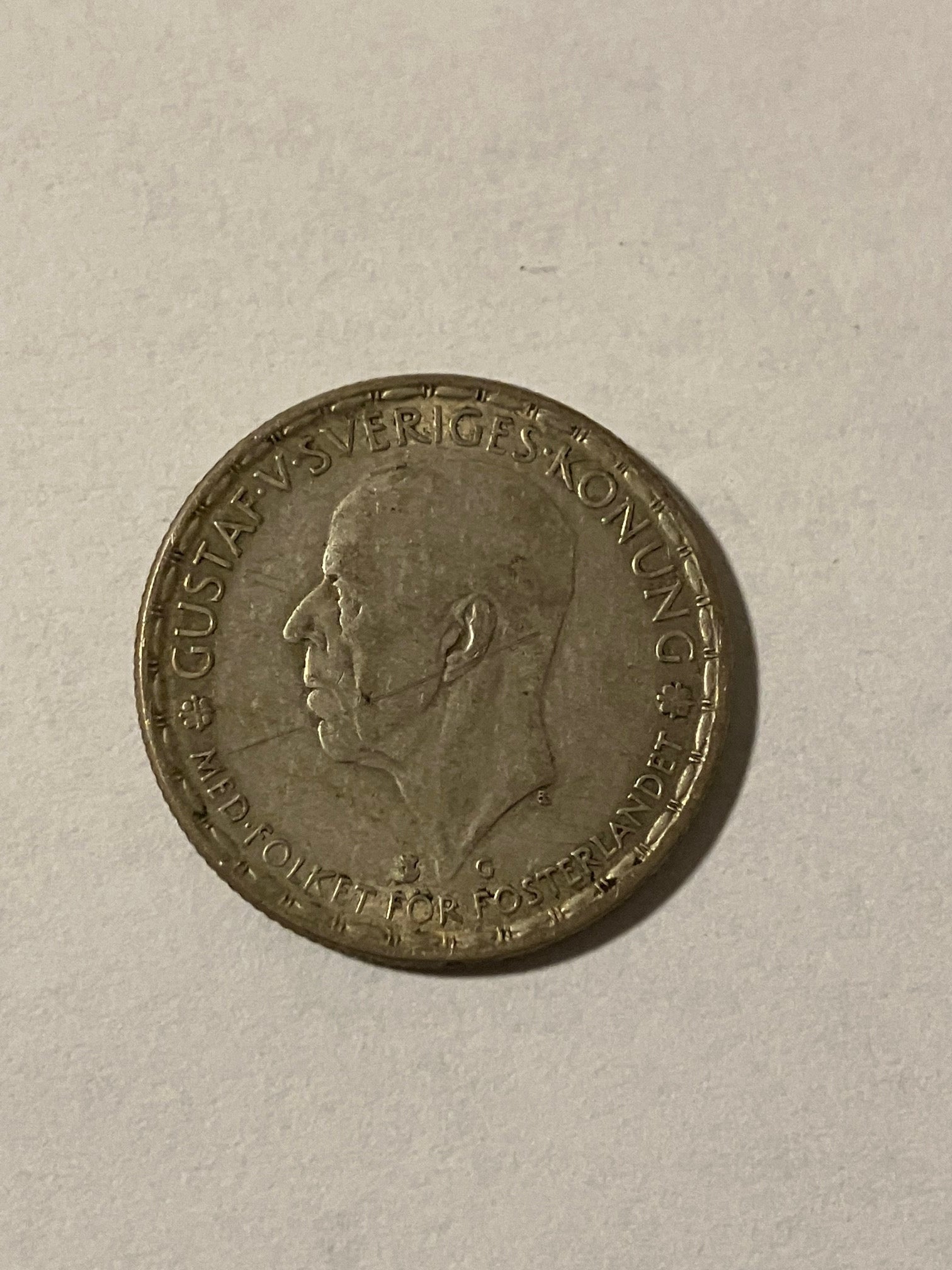 1 Krona 1942 Sweden - Silver