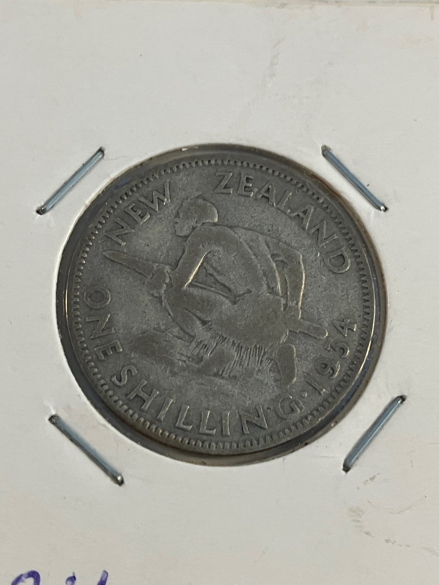 New Zealand One Shilling 1934