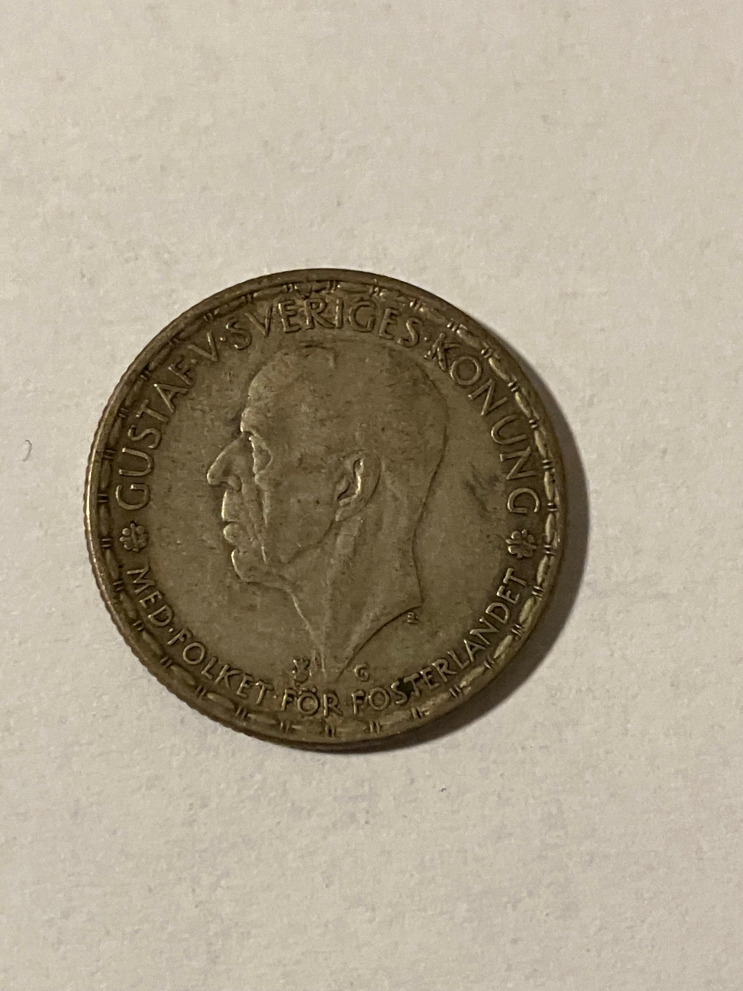 1 Krona 1943 Sweden - Silver
