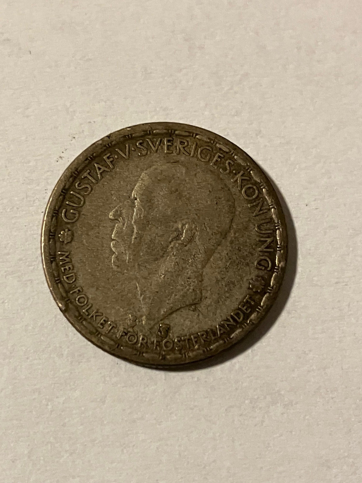 1 Krona 1949 Sweden - Silver