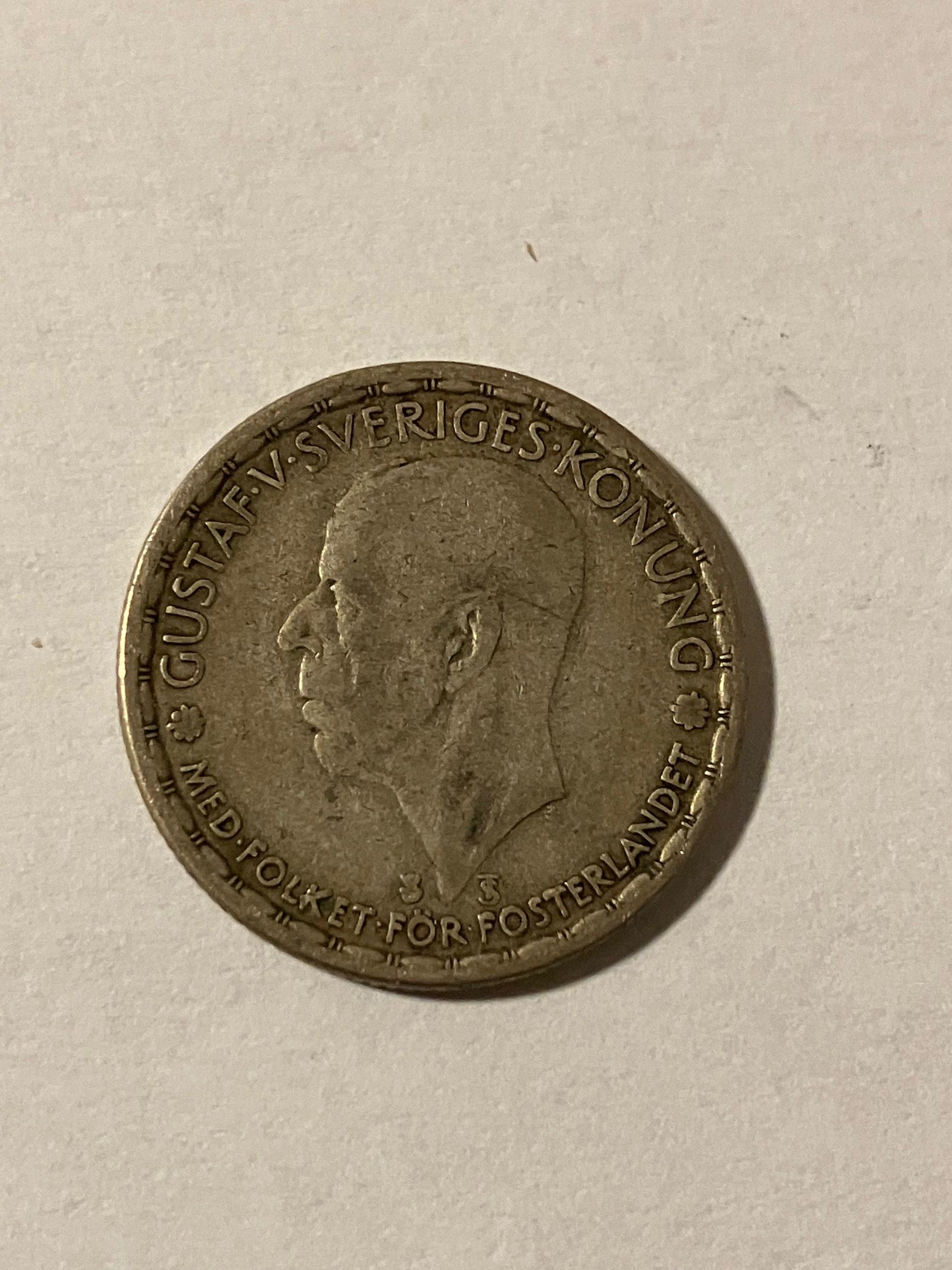 1 Krona 1946 Sweden - Silver