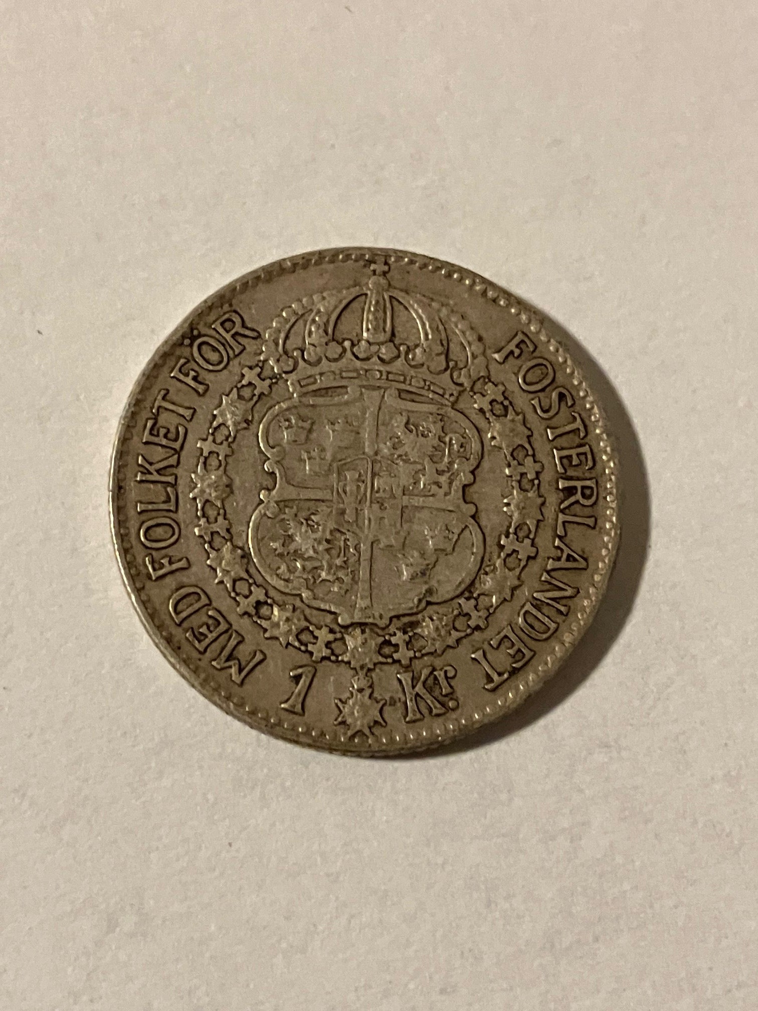 1 Krona 1940 Sweden - Silver