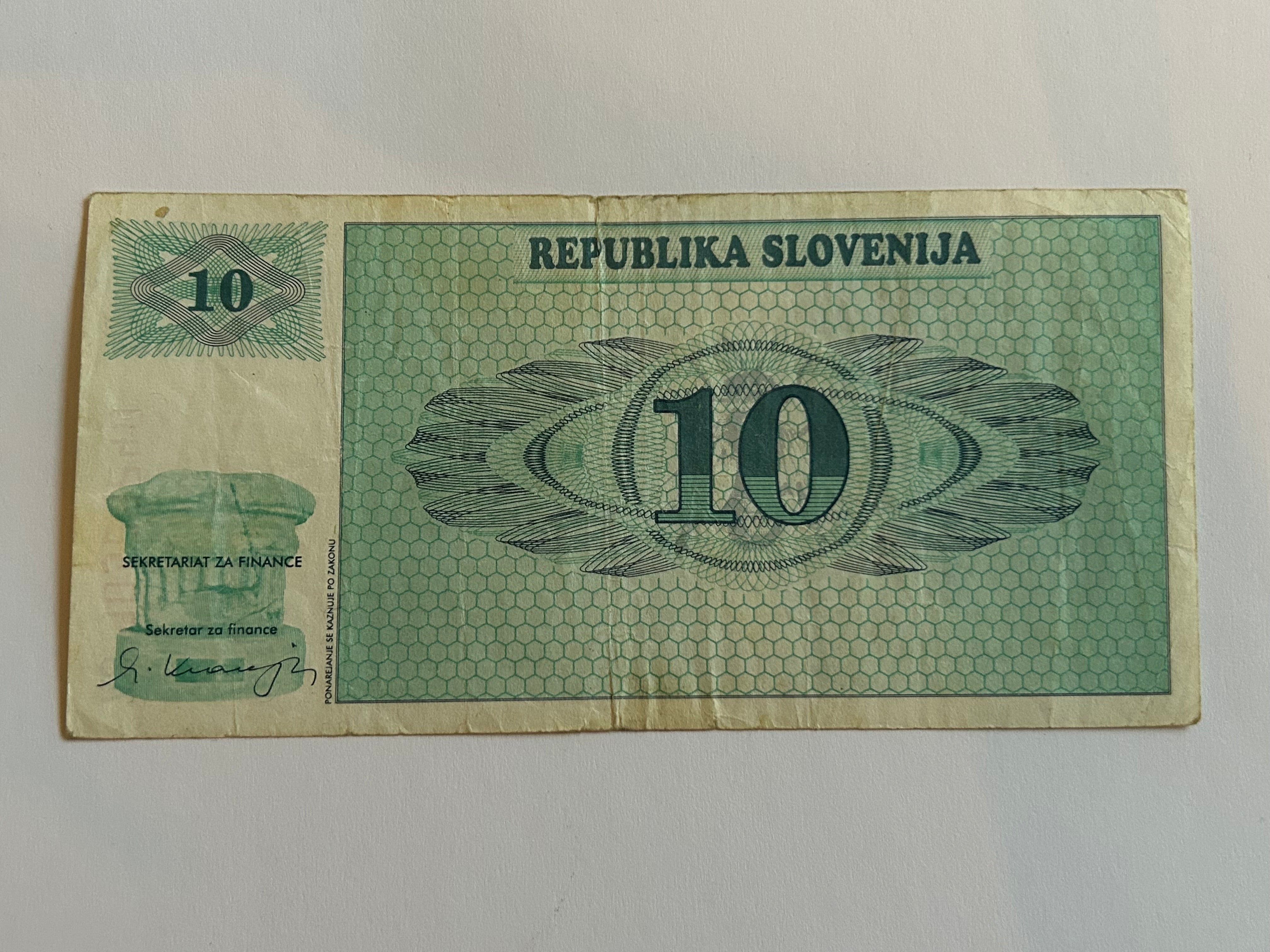 10 Tolar Slovenia