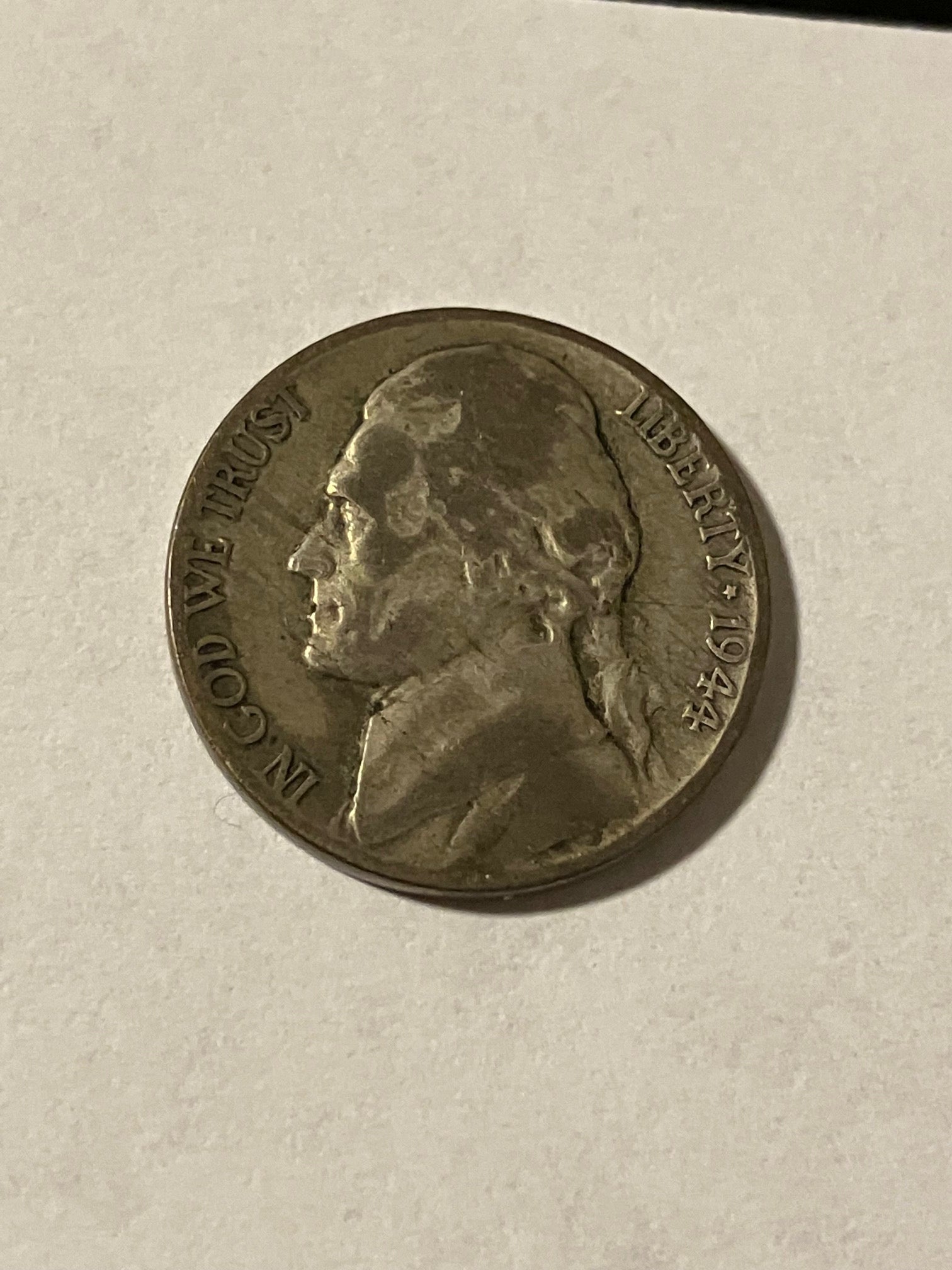 Five Cents 1944 P USA