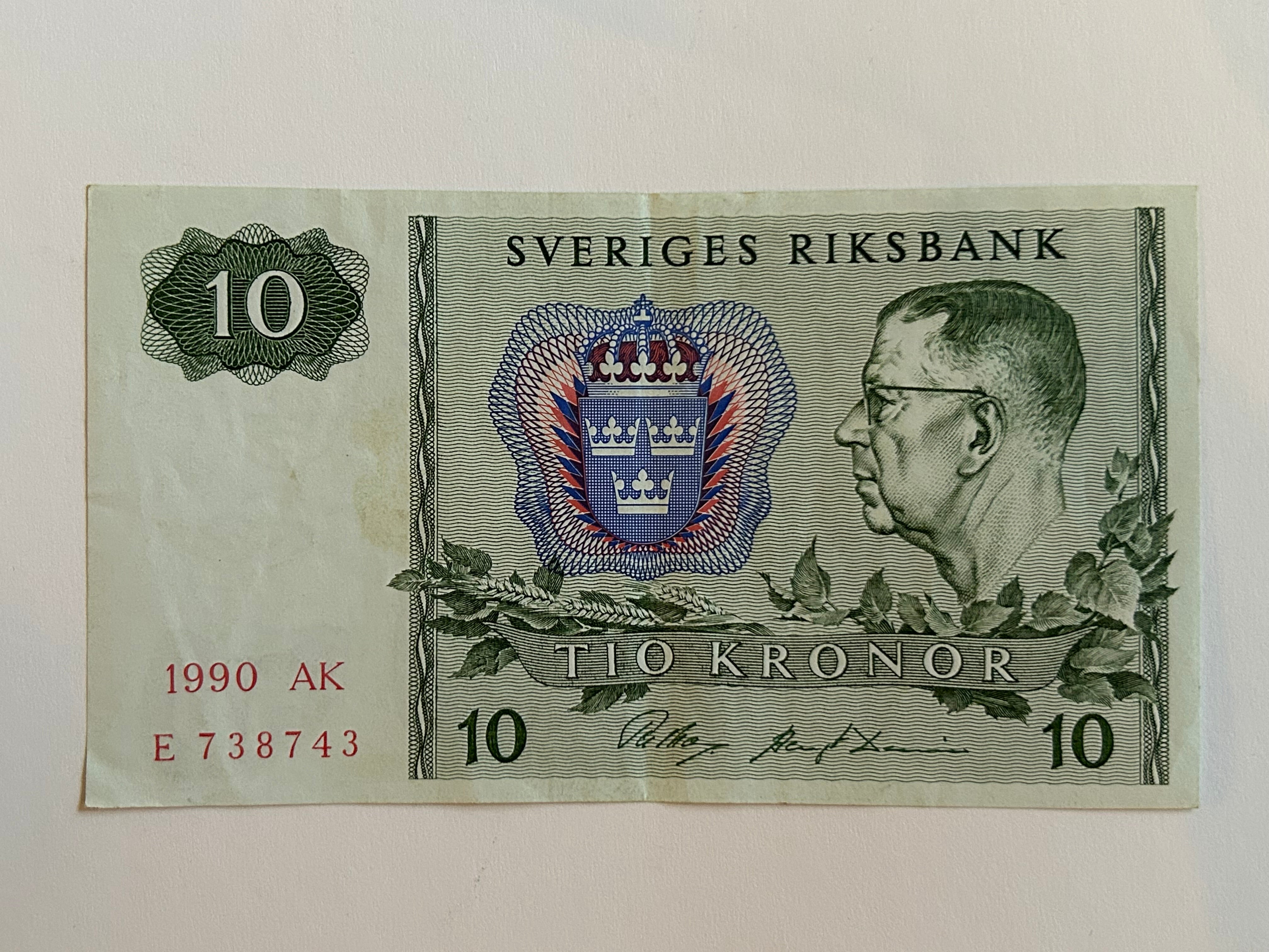10 kronor 1990 AK Sweden