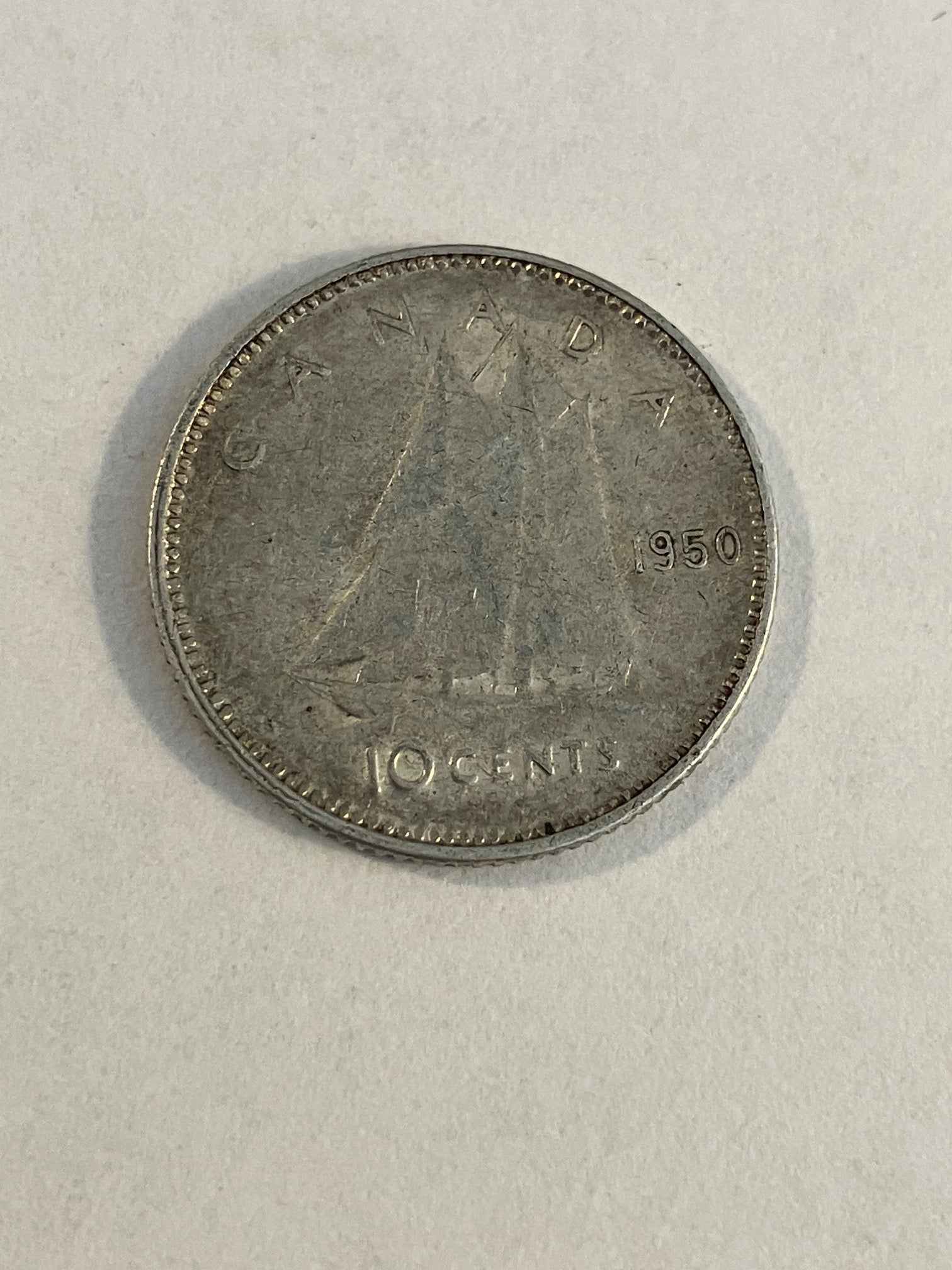 10 Cents Canada 1950