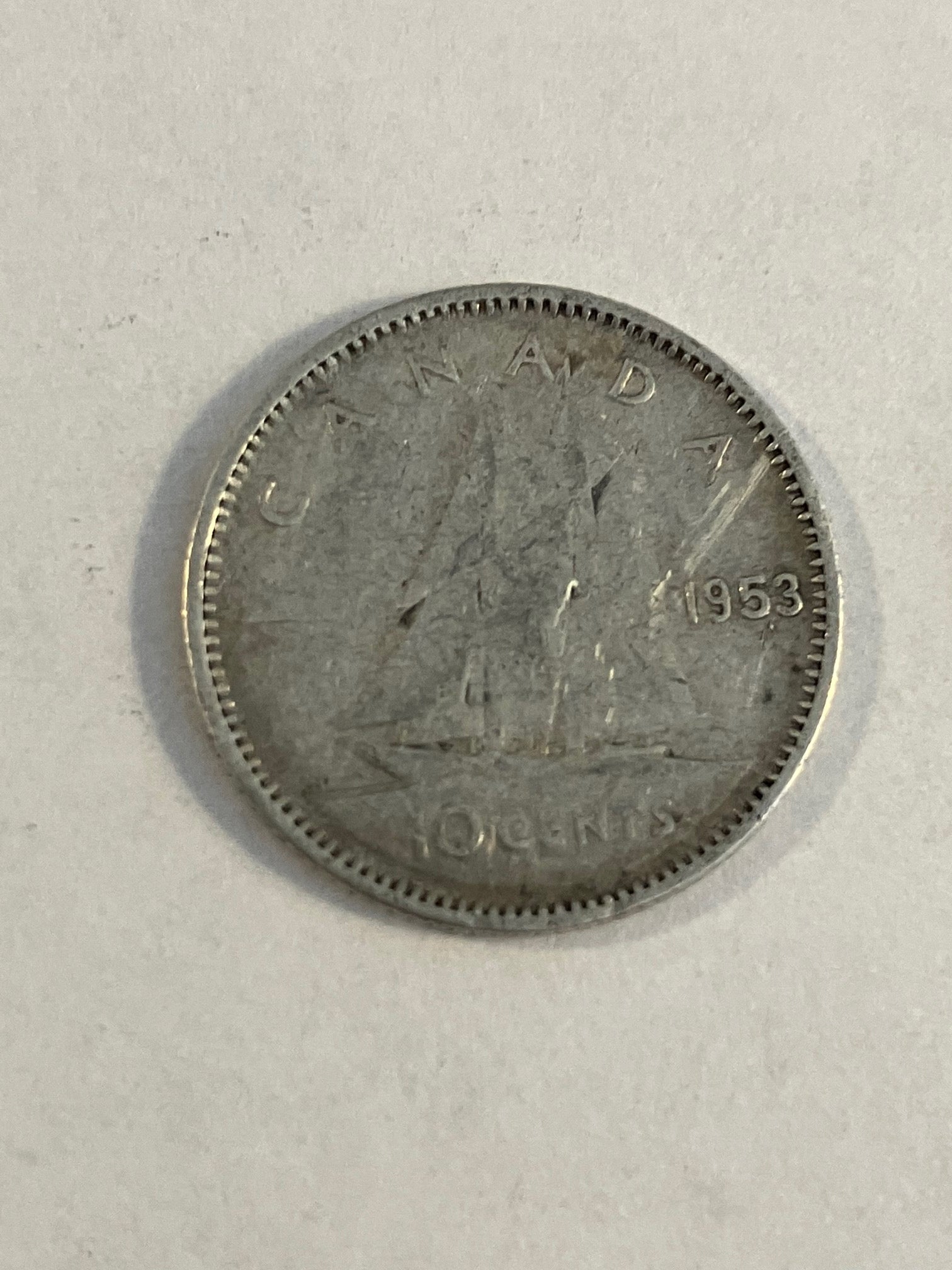 10 Cents Canada 1953