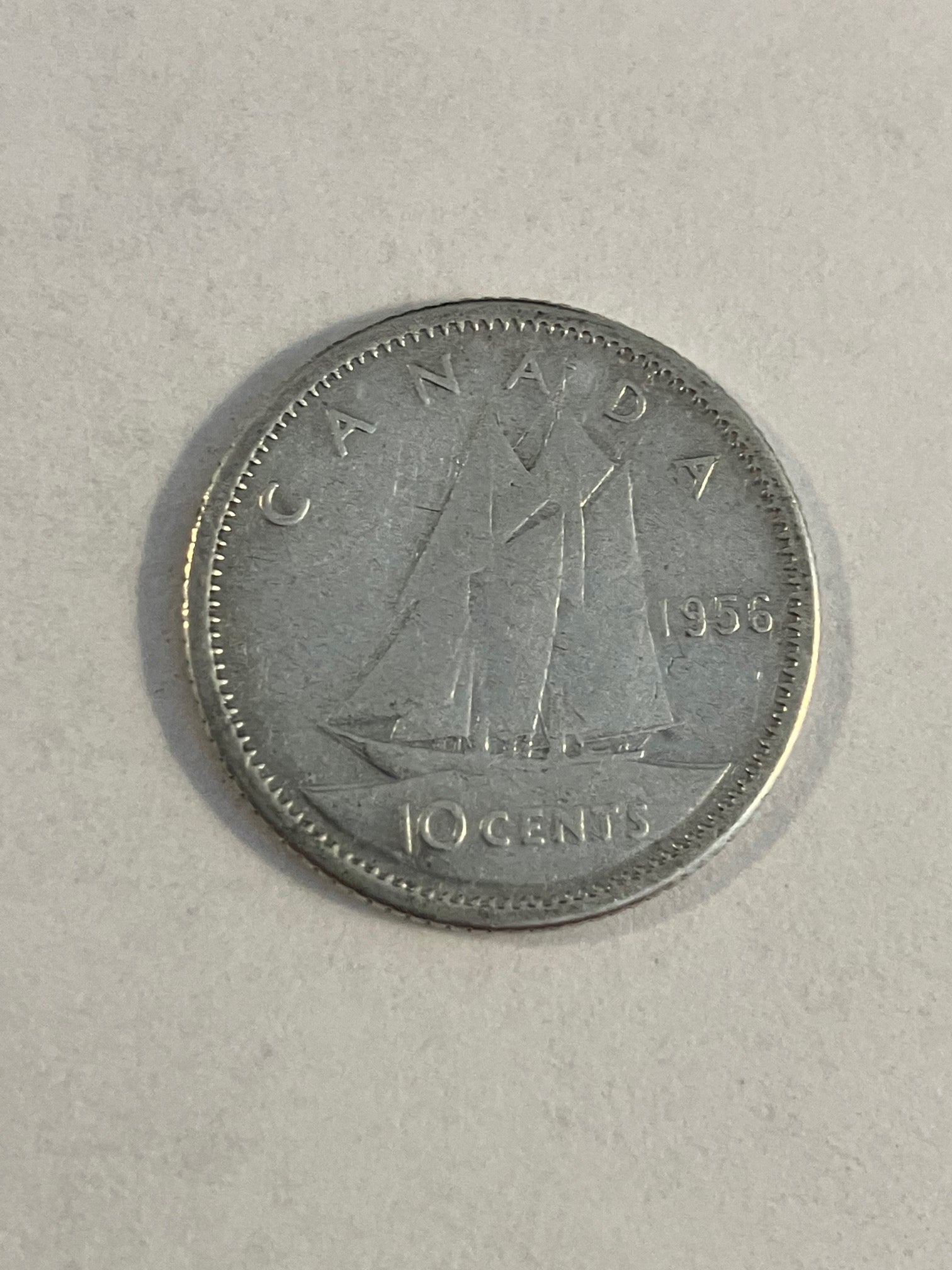 10 Cents Canada 1956