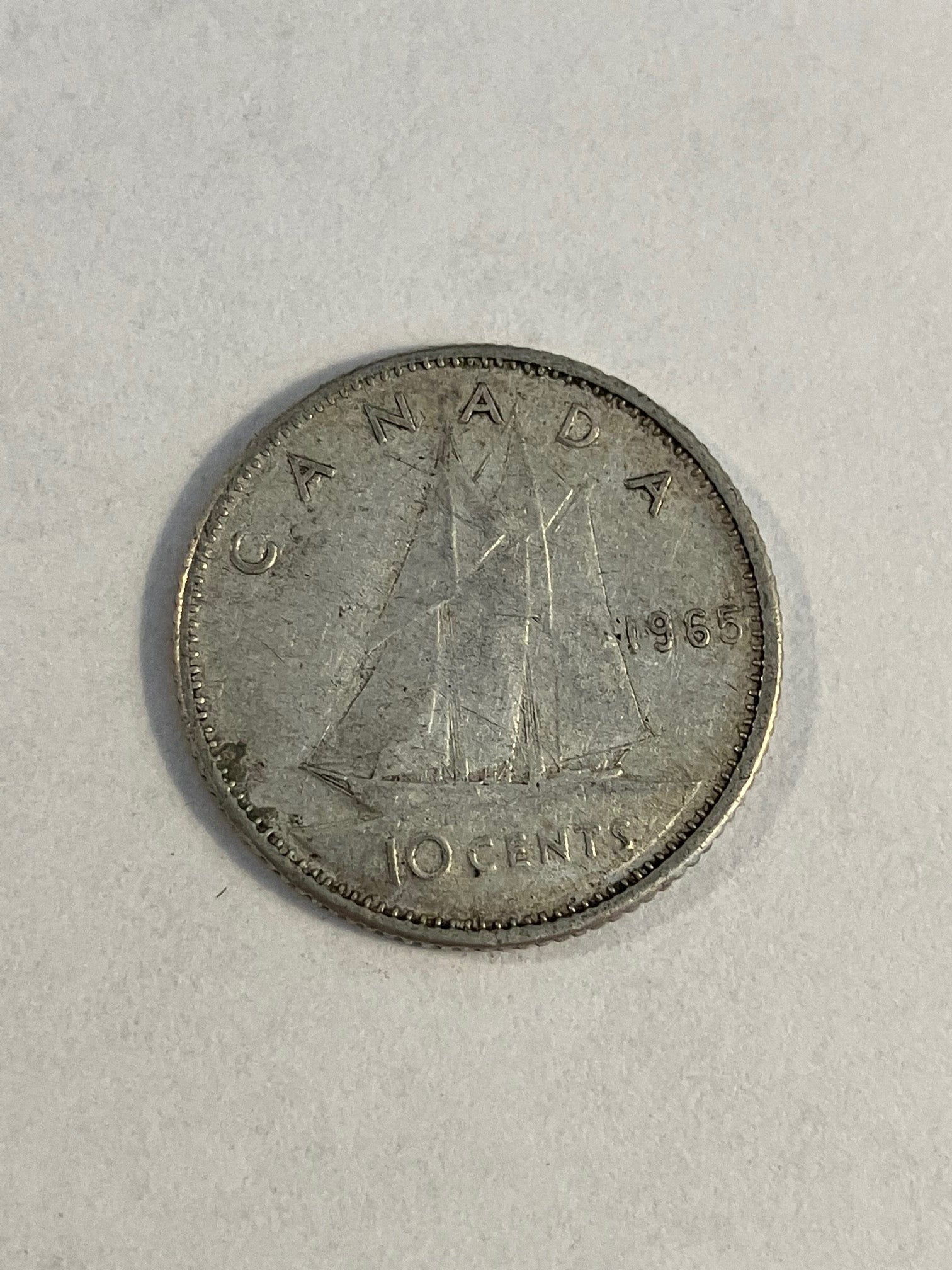 10 Cents Canada 1965