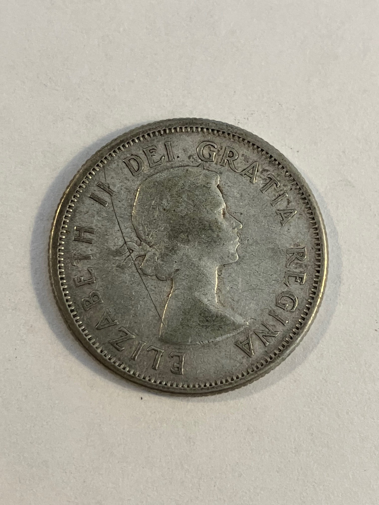 25 Cents Canada 1956