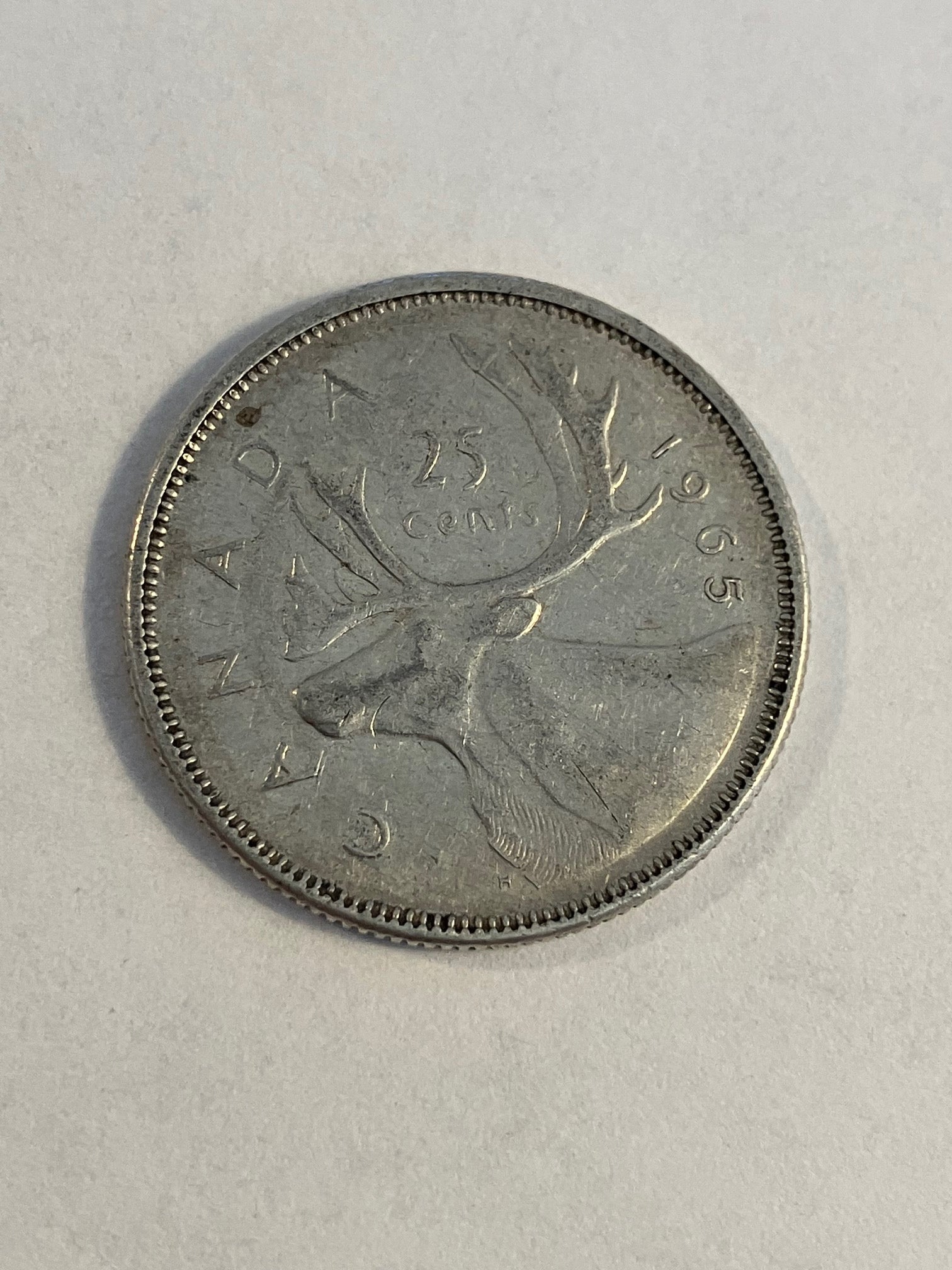 25 Cents Canada 1965