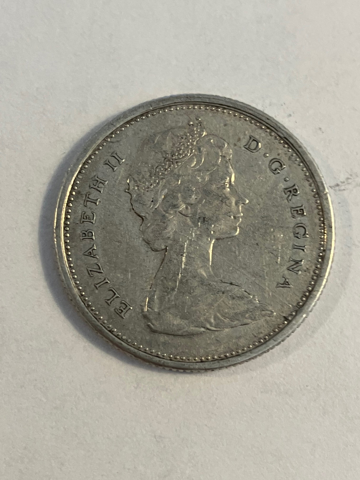 25 Cents Canada 1965