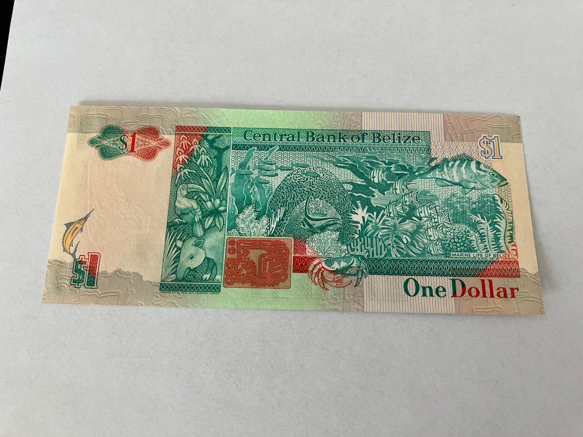1 Dollar Belize 1990