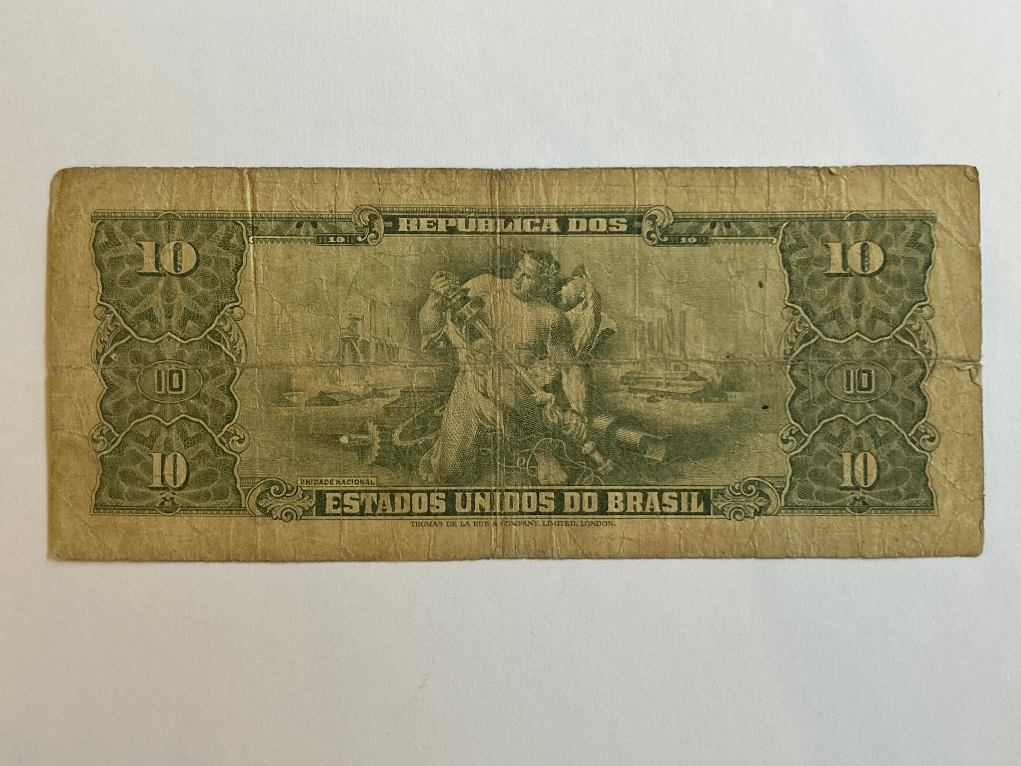 10 Cruzeiros Brazil