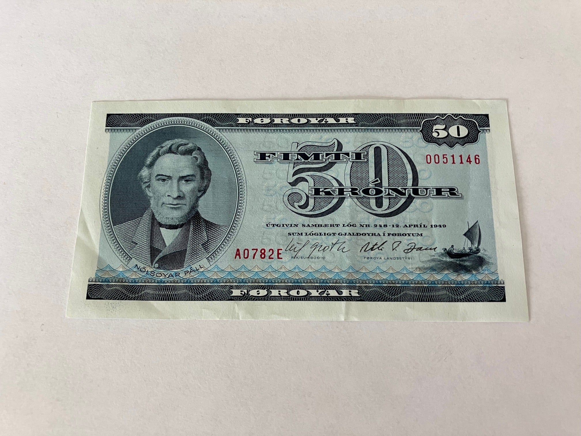 50 Kronur Færøerne 1978