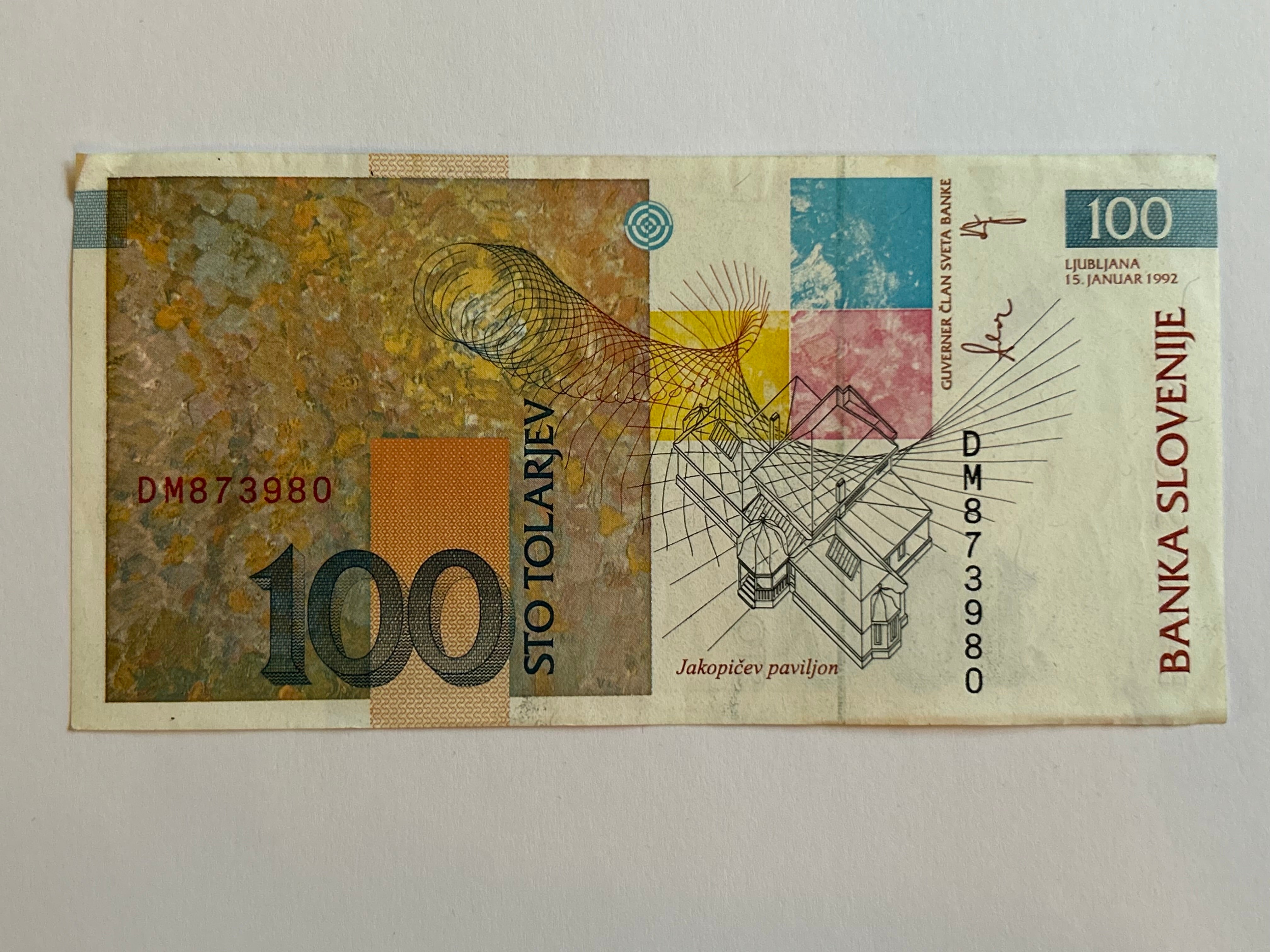 100 Tolarjev Slovenia