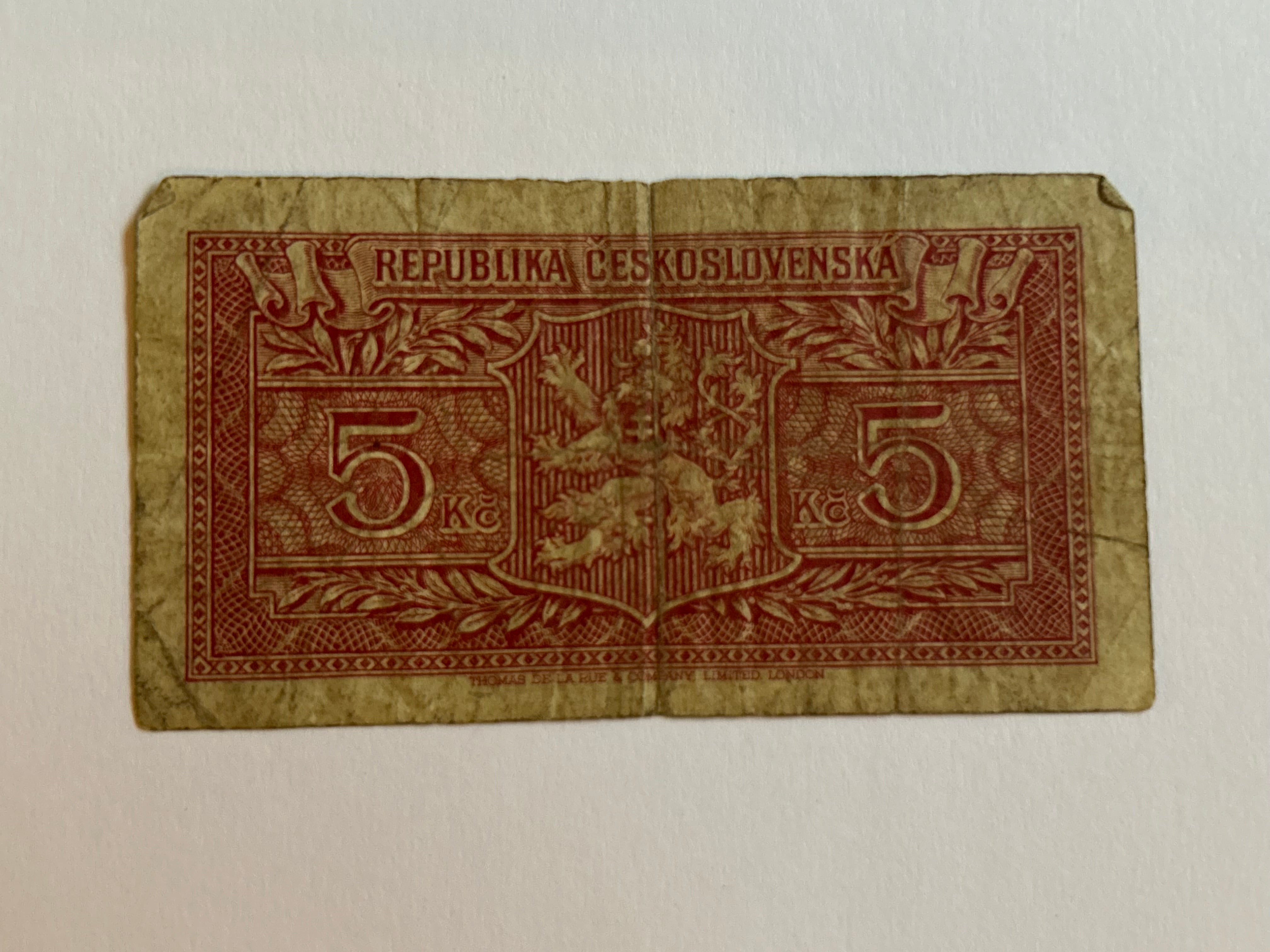 5 Korun Czech Republic - Very bad condition