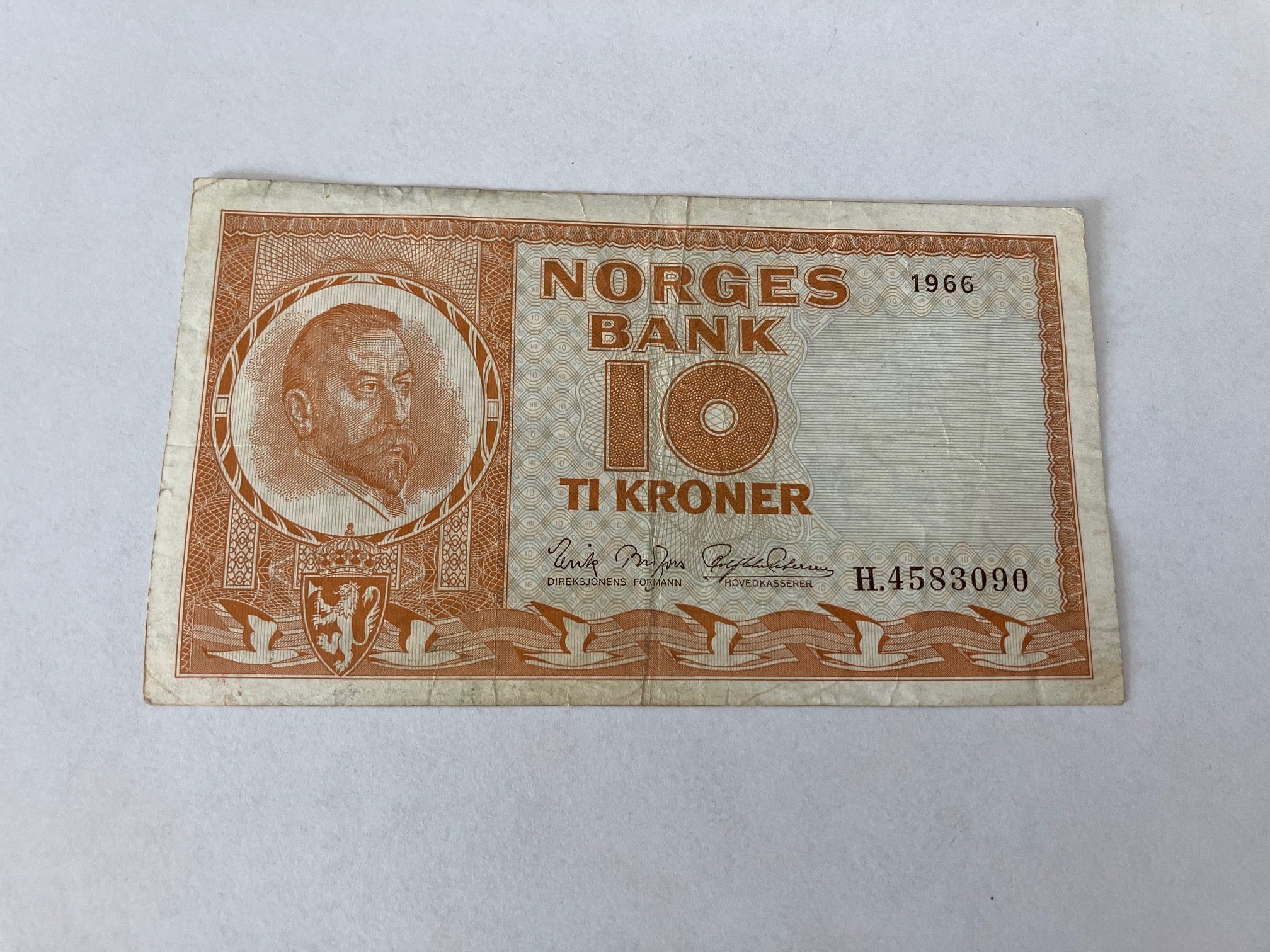 10 Kroner Norge 1966