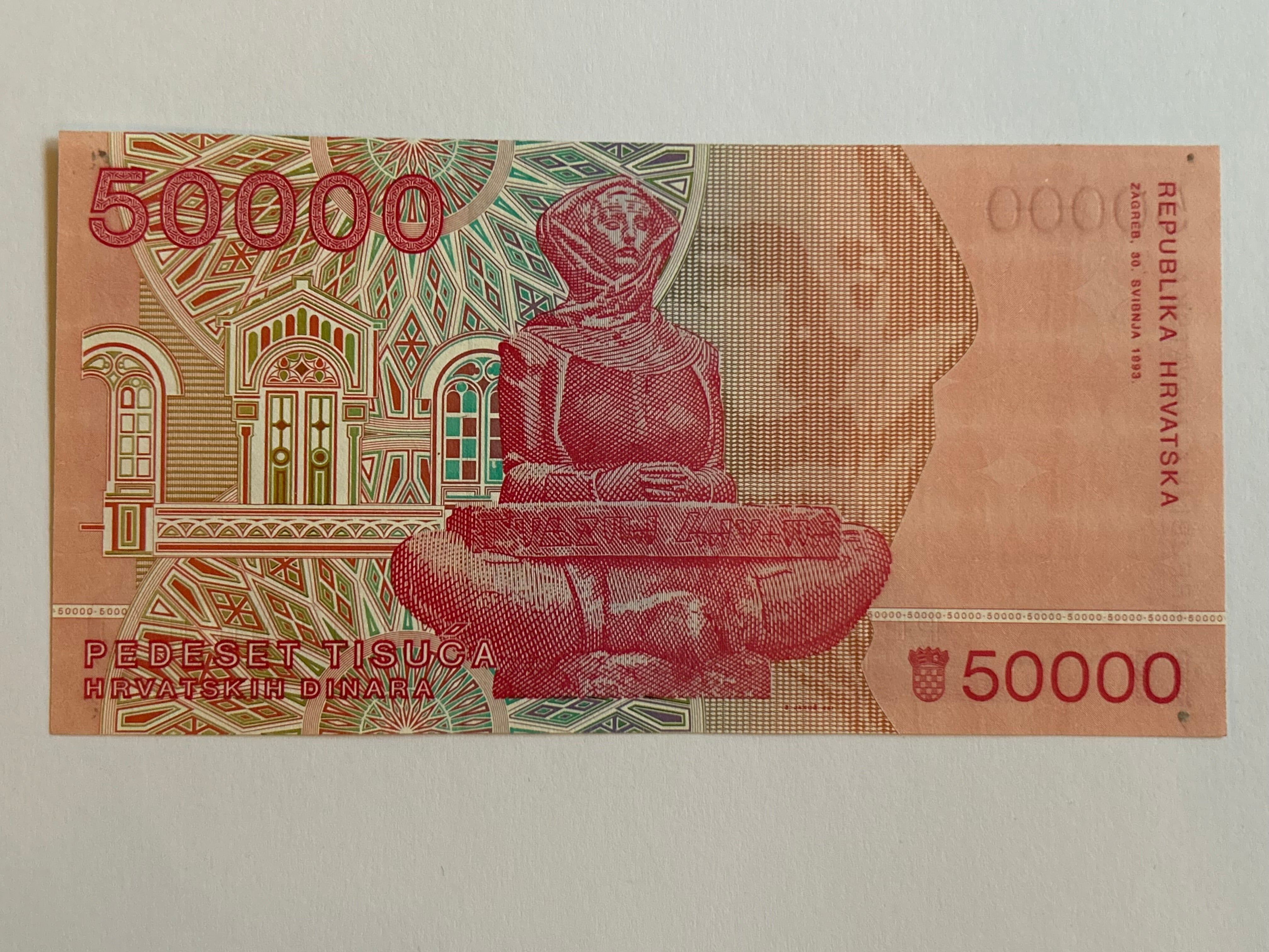 50000 Dinara Croatia