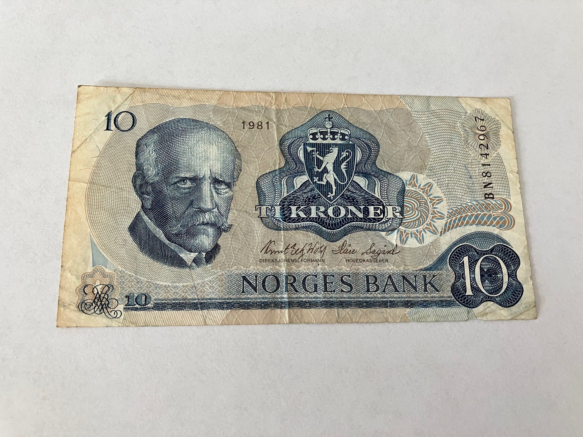 10 Kroner Norge 1981