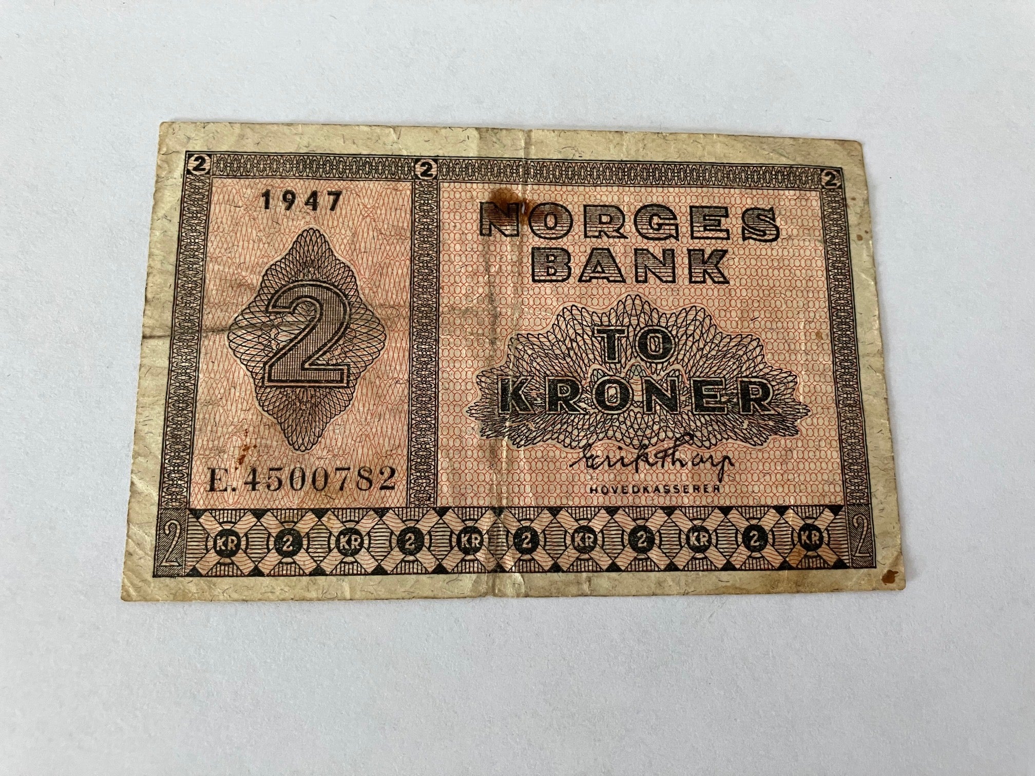2 Kroner 1947 Norge