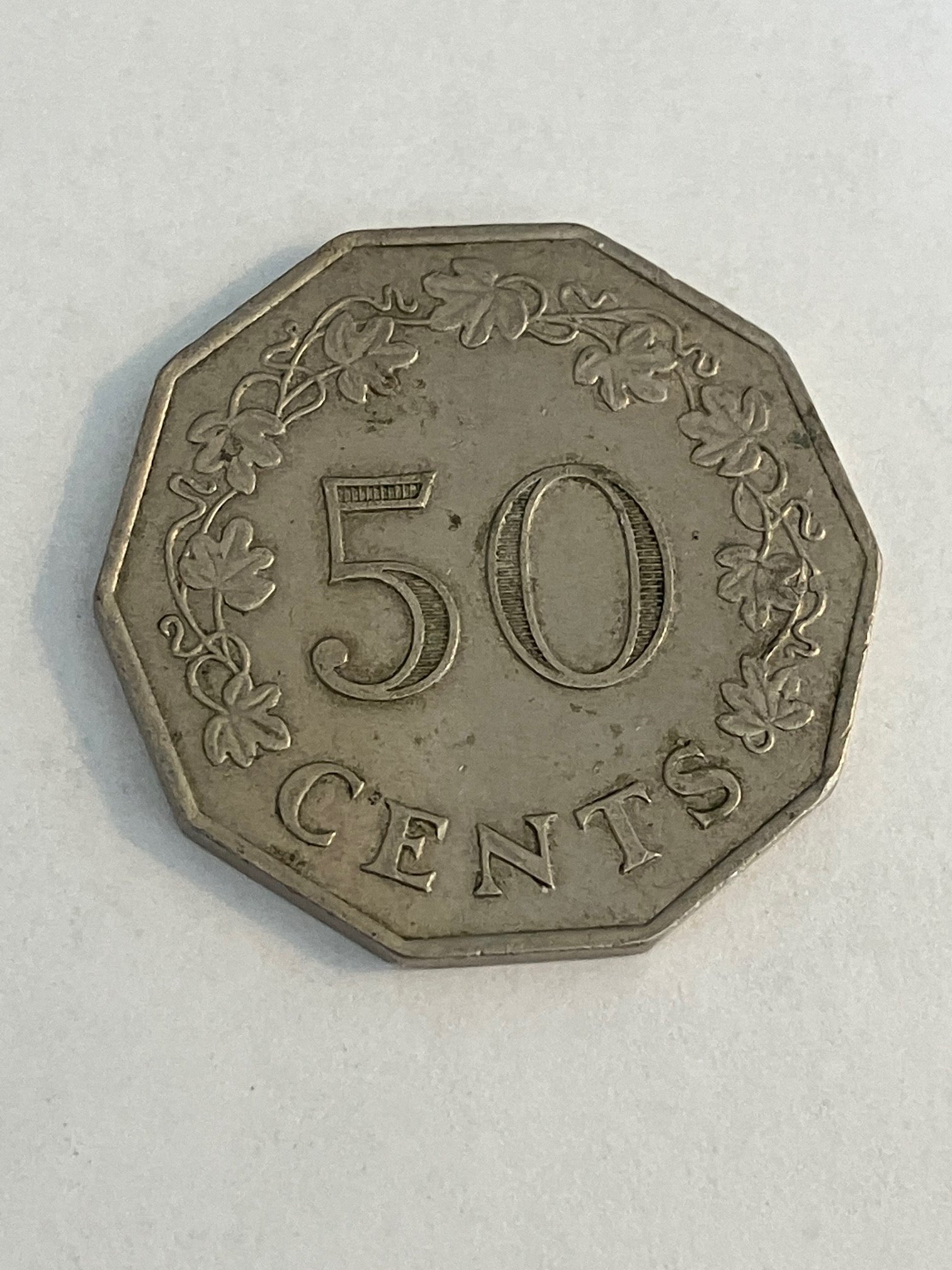 50 Cents Malta 1972