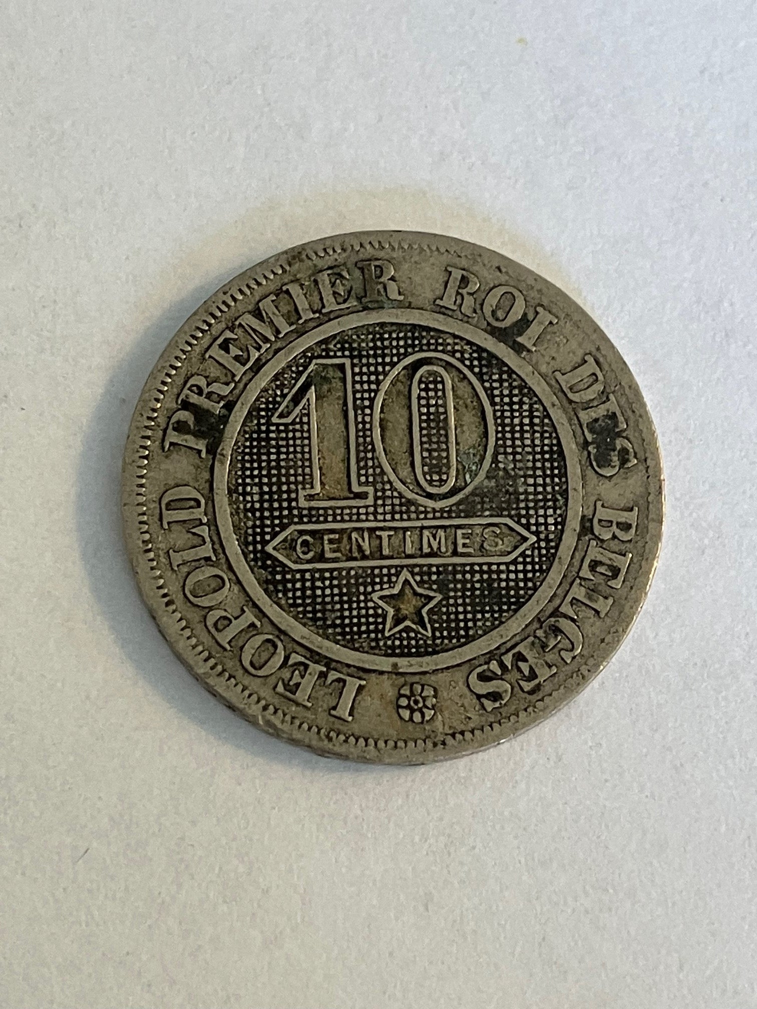 10 Centimes Belgium 1862