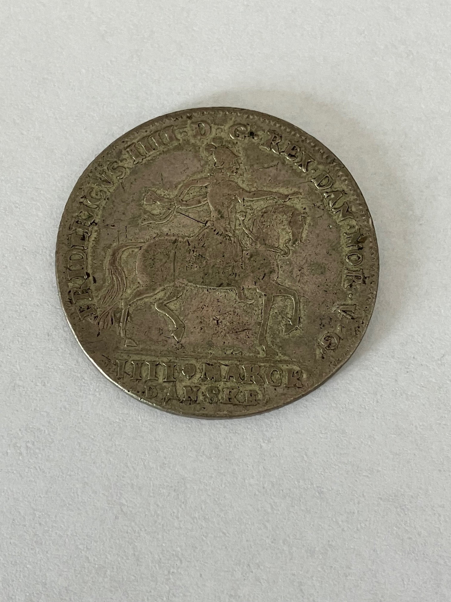 1 Krone 1711 Frederik IV S.19 Hede 39 Kv. 1-1+