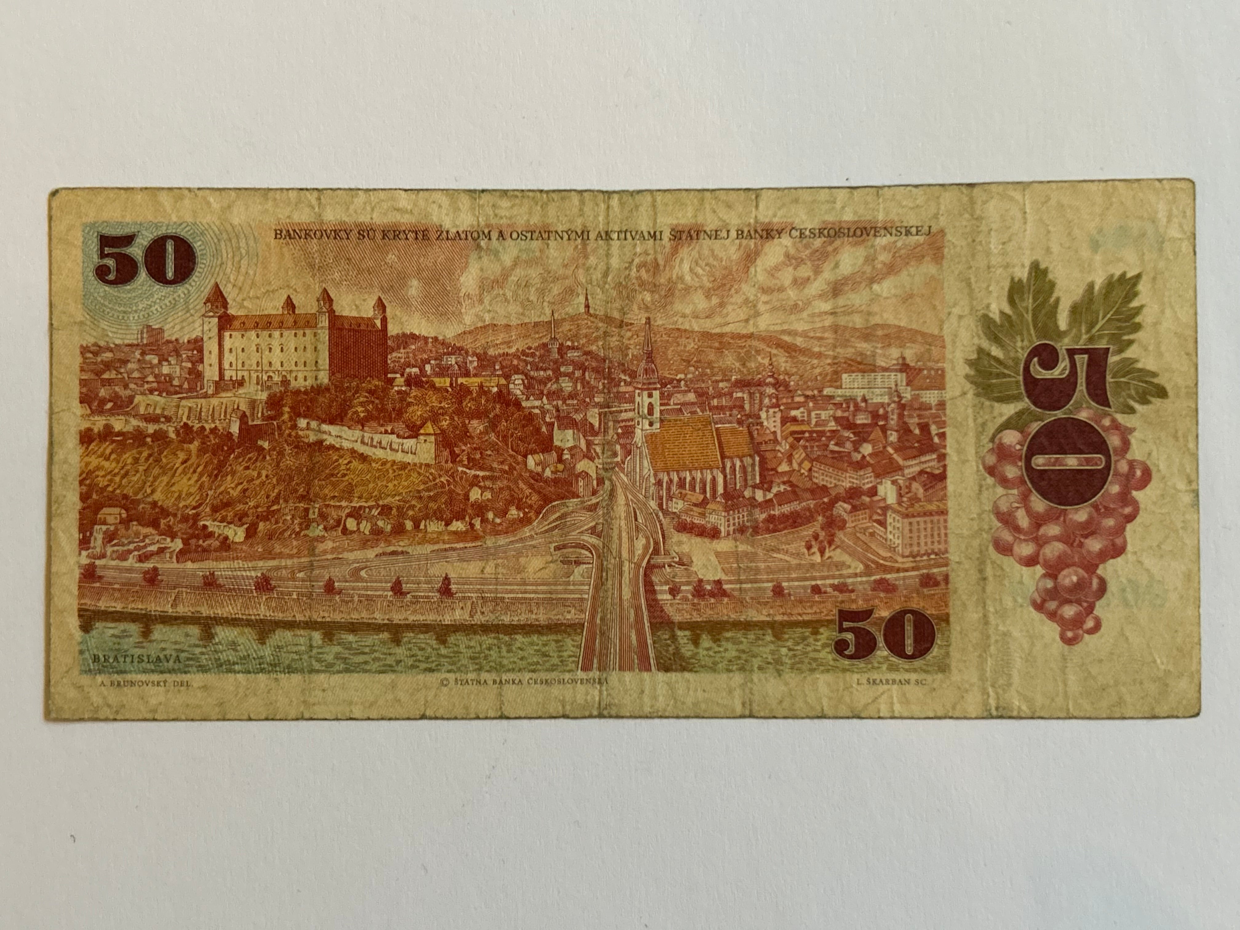 50 Korun Czechoslovakia 1987