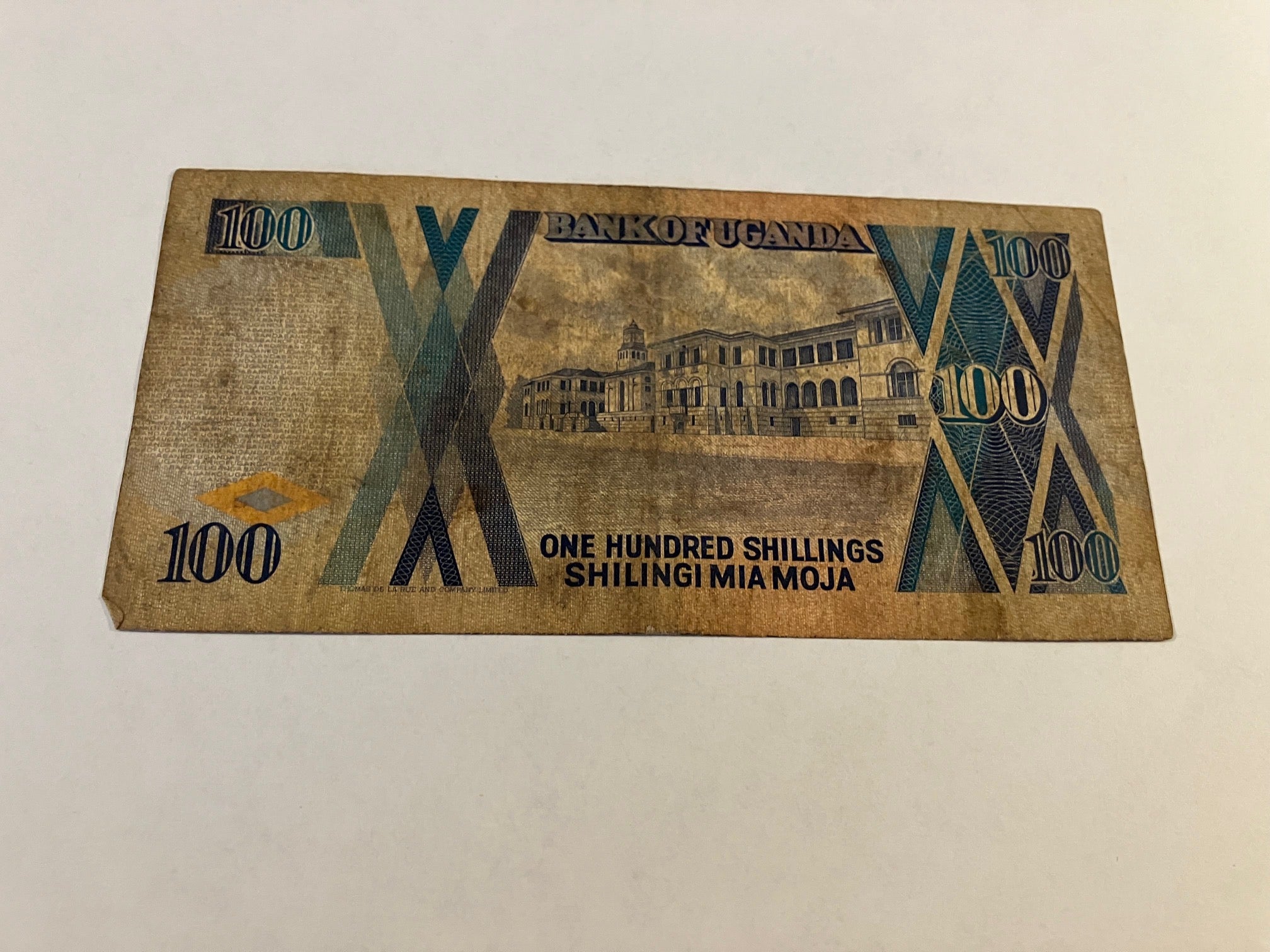 100 Shilingi 1987 Uganda