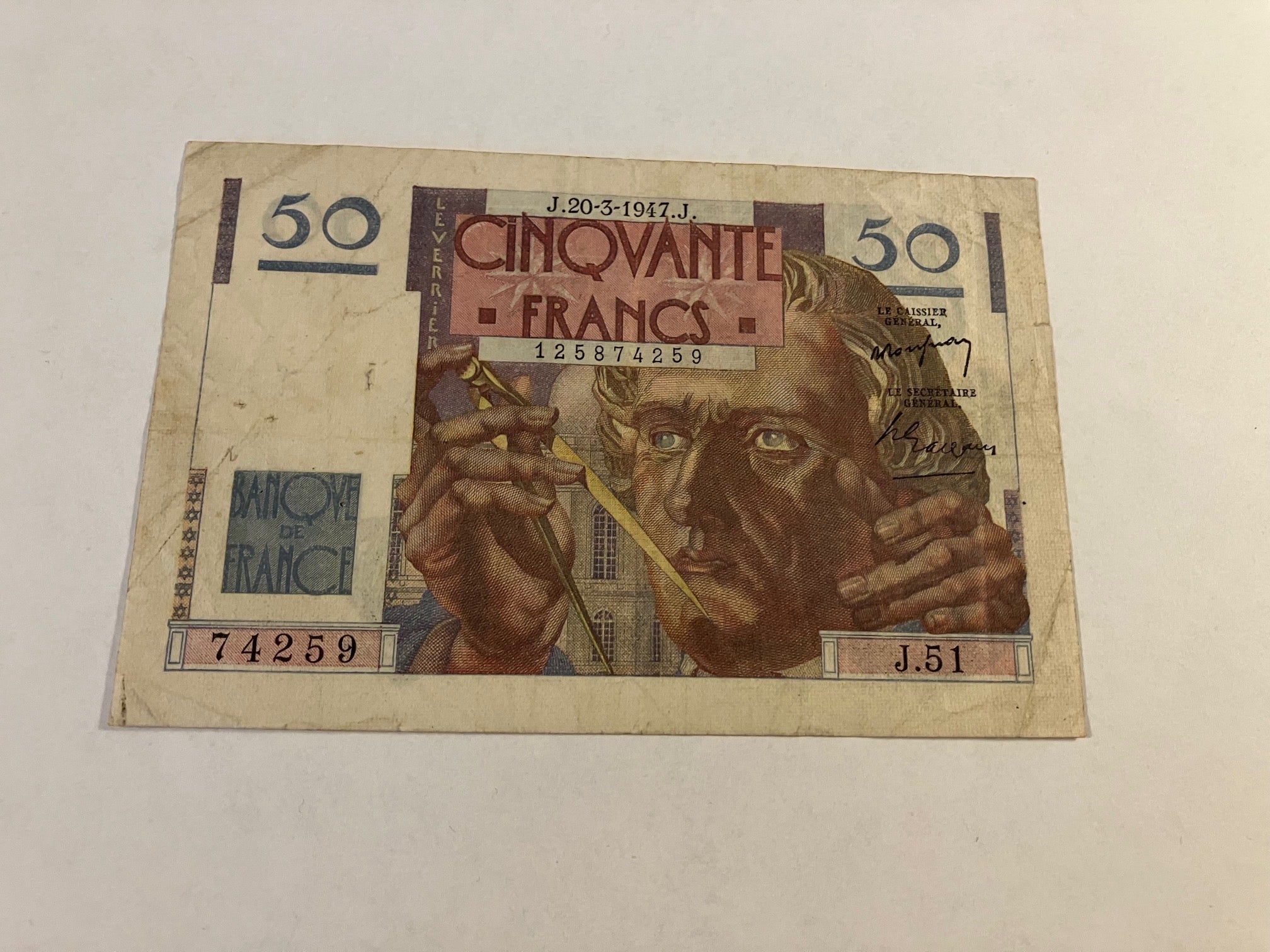 50 Francs 1947 France