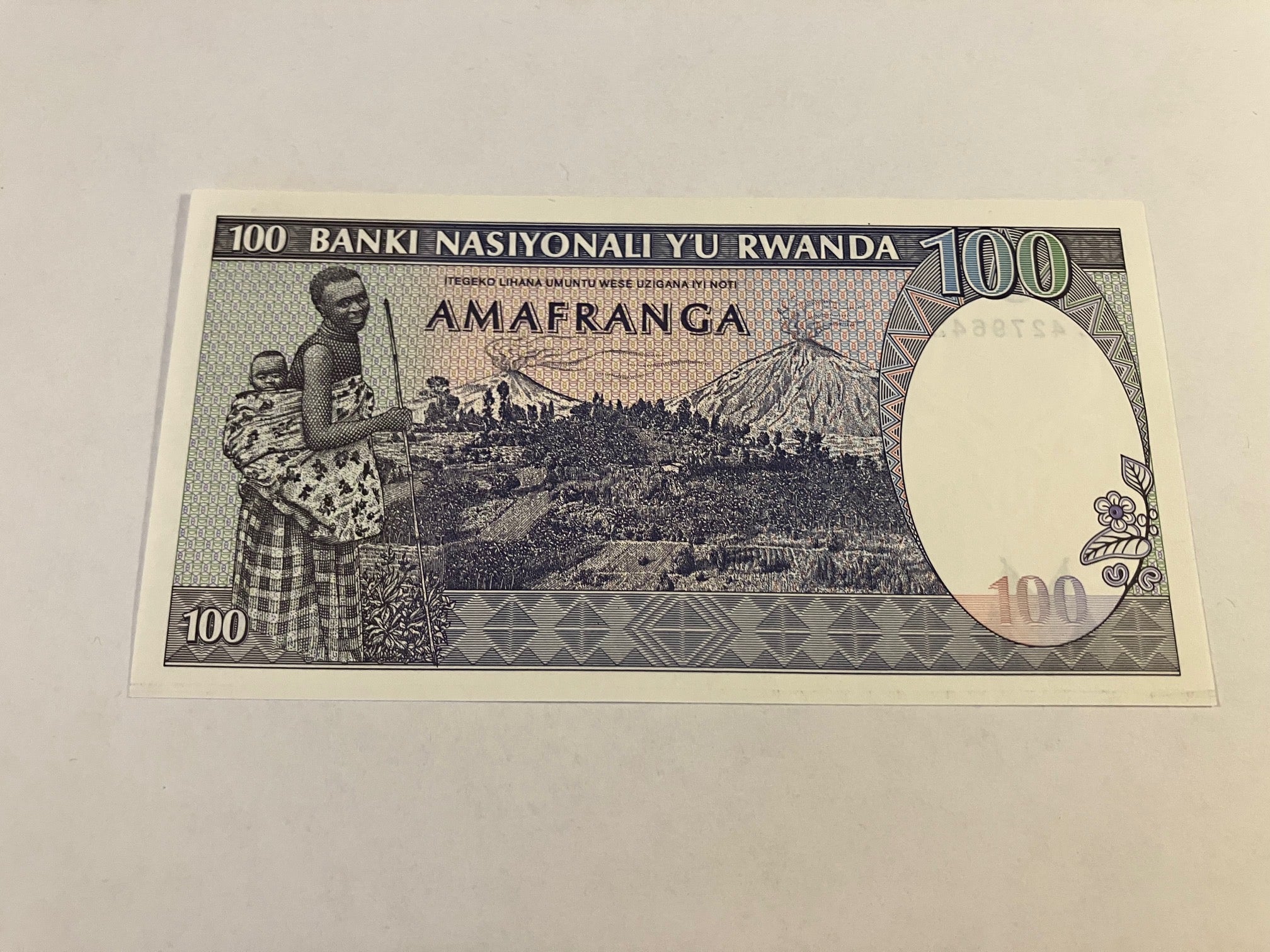 100 Francs Rwanda