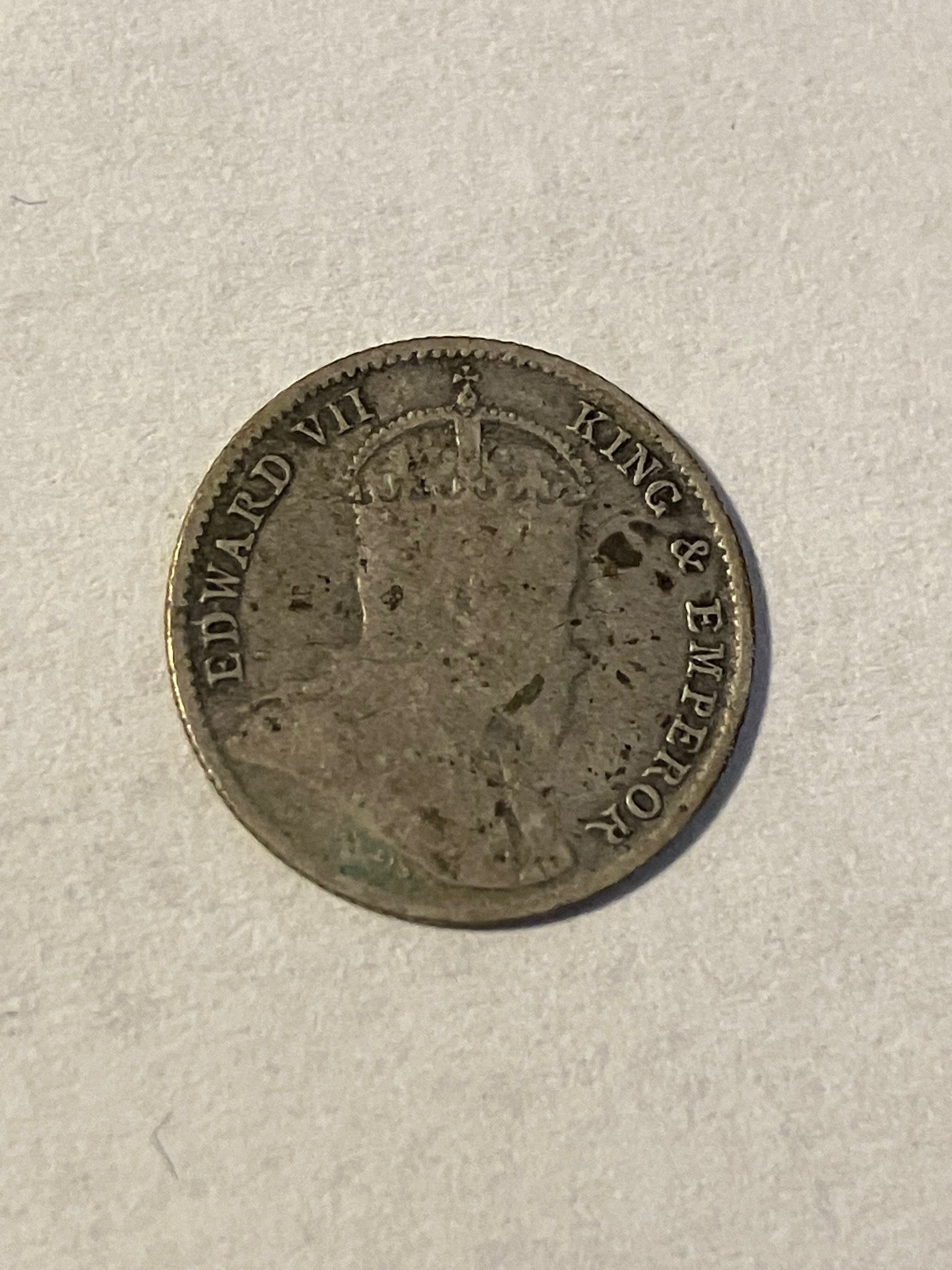 10 Cents Ceylon 1908