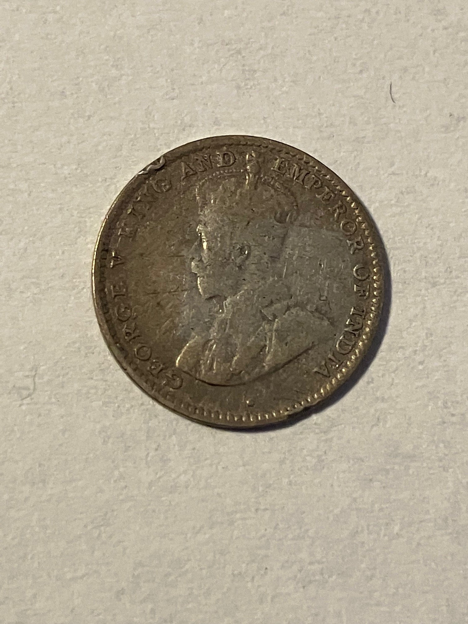 10 Cents Ceylon 1925