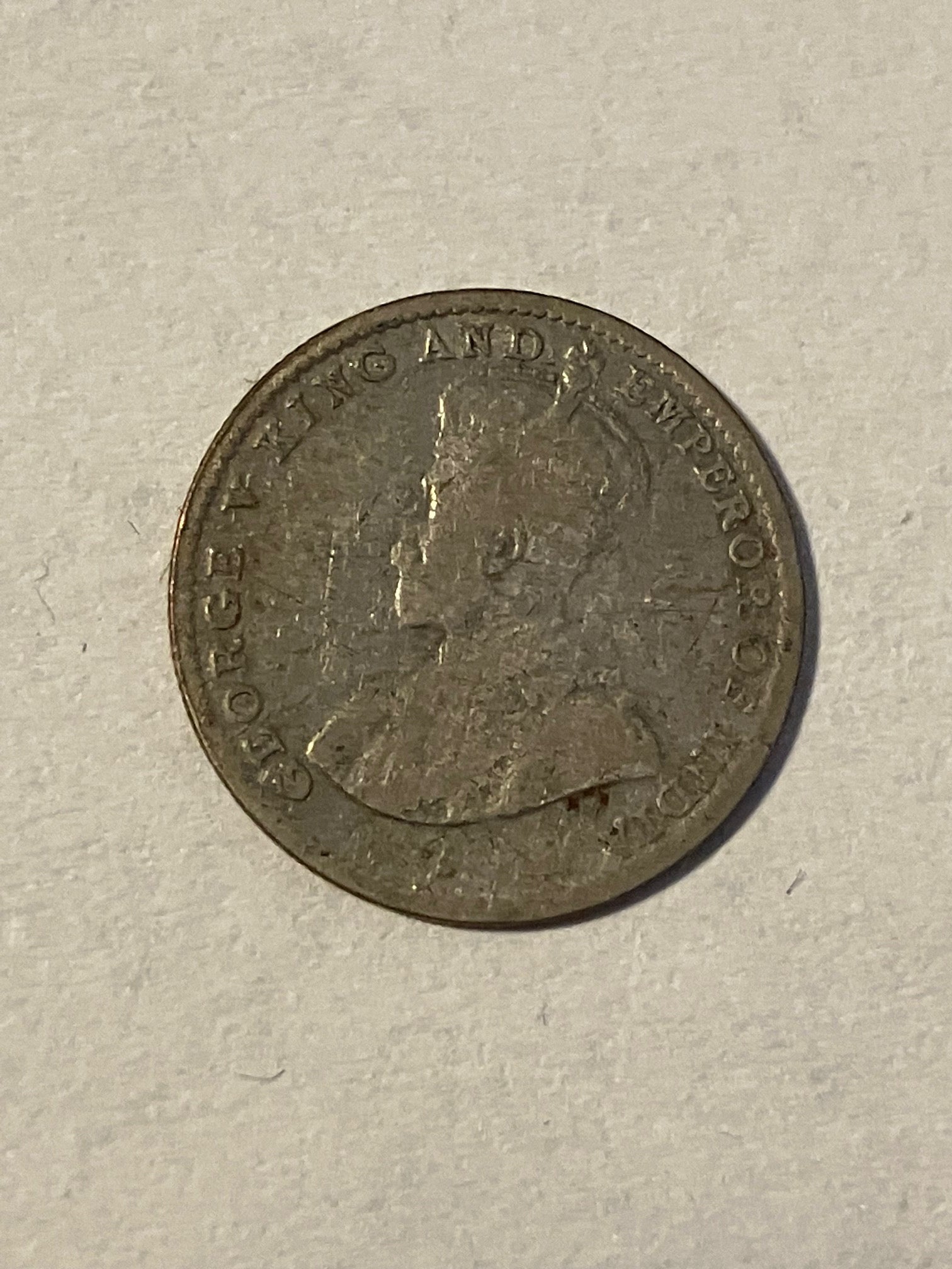 10 Cents Ceylon 1922