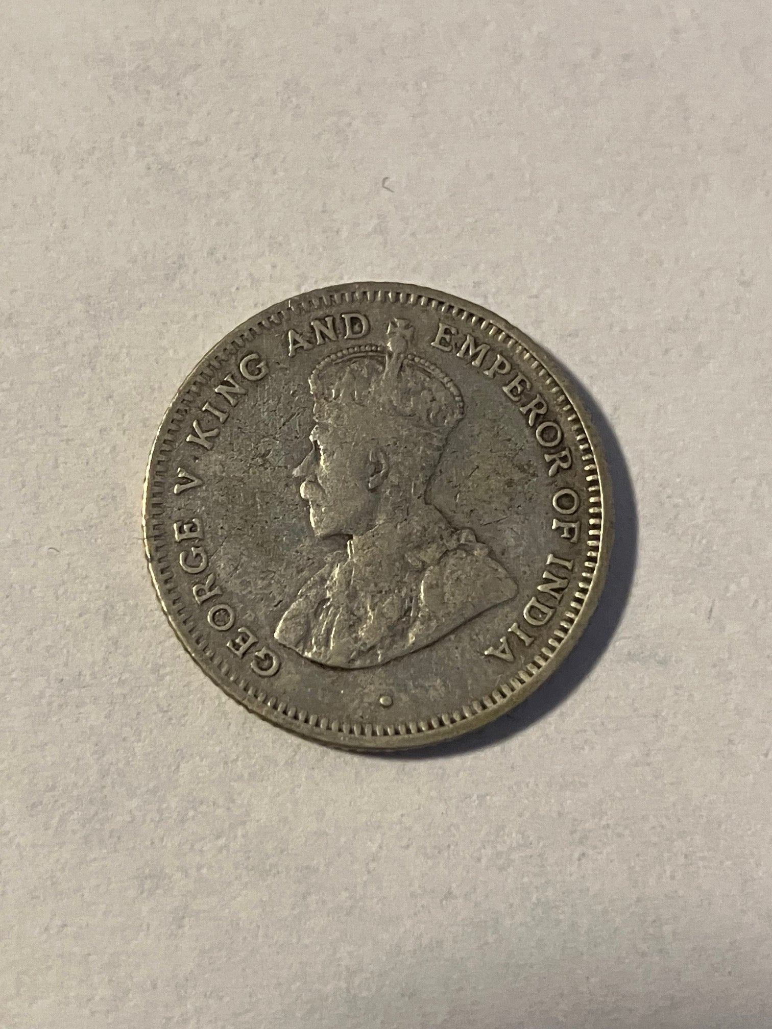 25 Cents Ceylon 1925