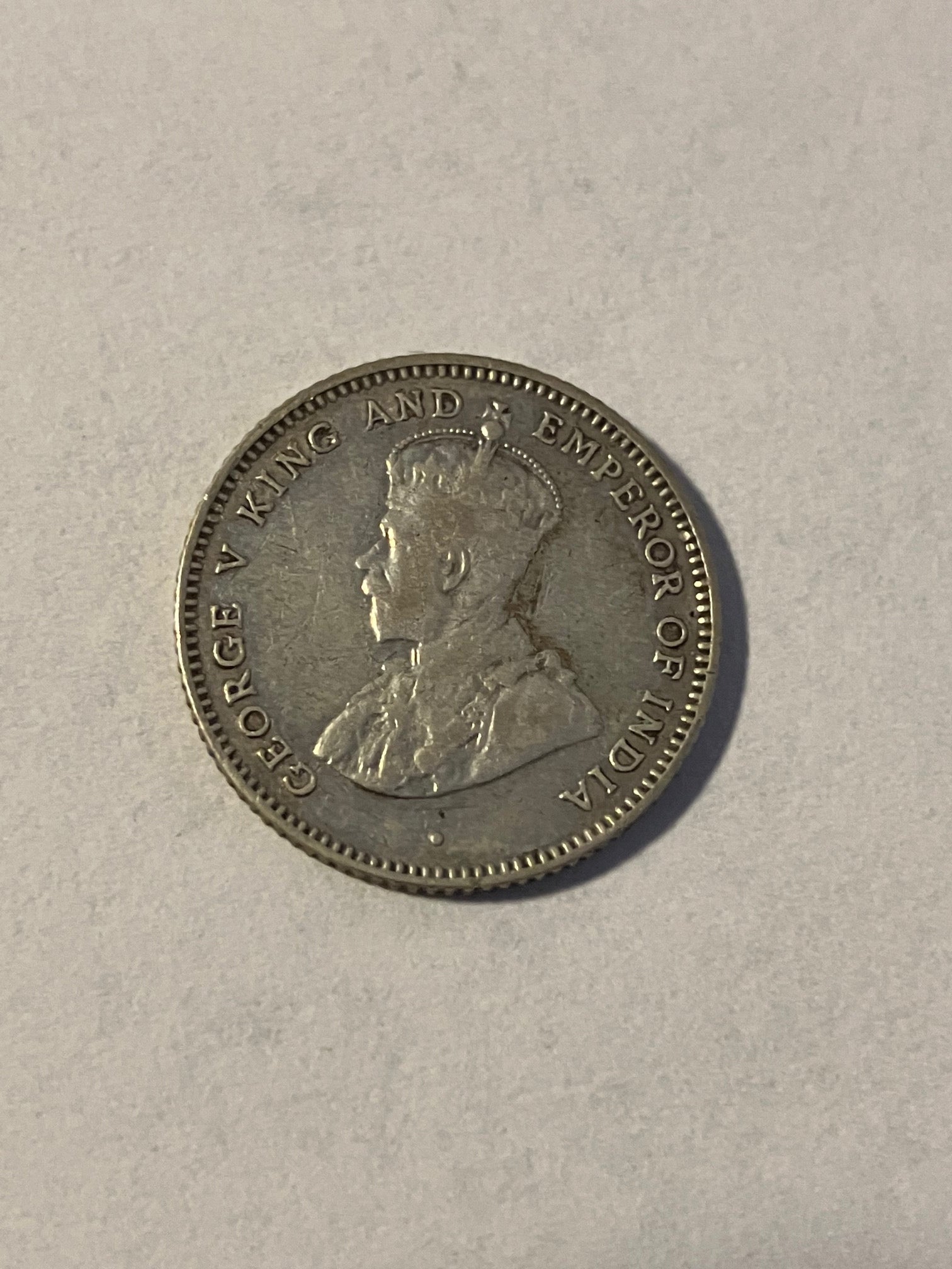 25 Cents Ceylon 1926