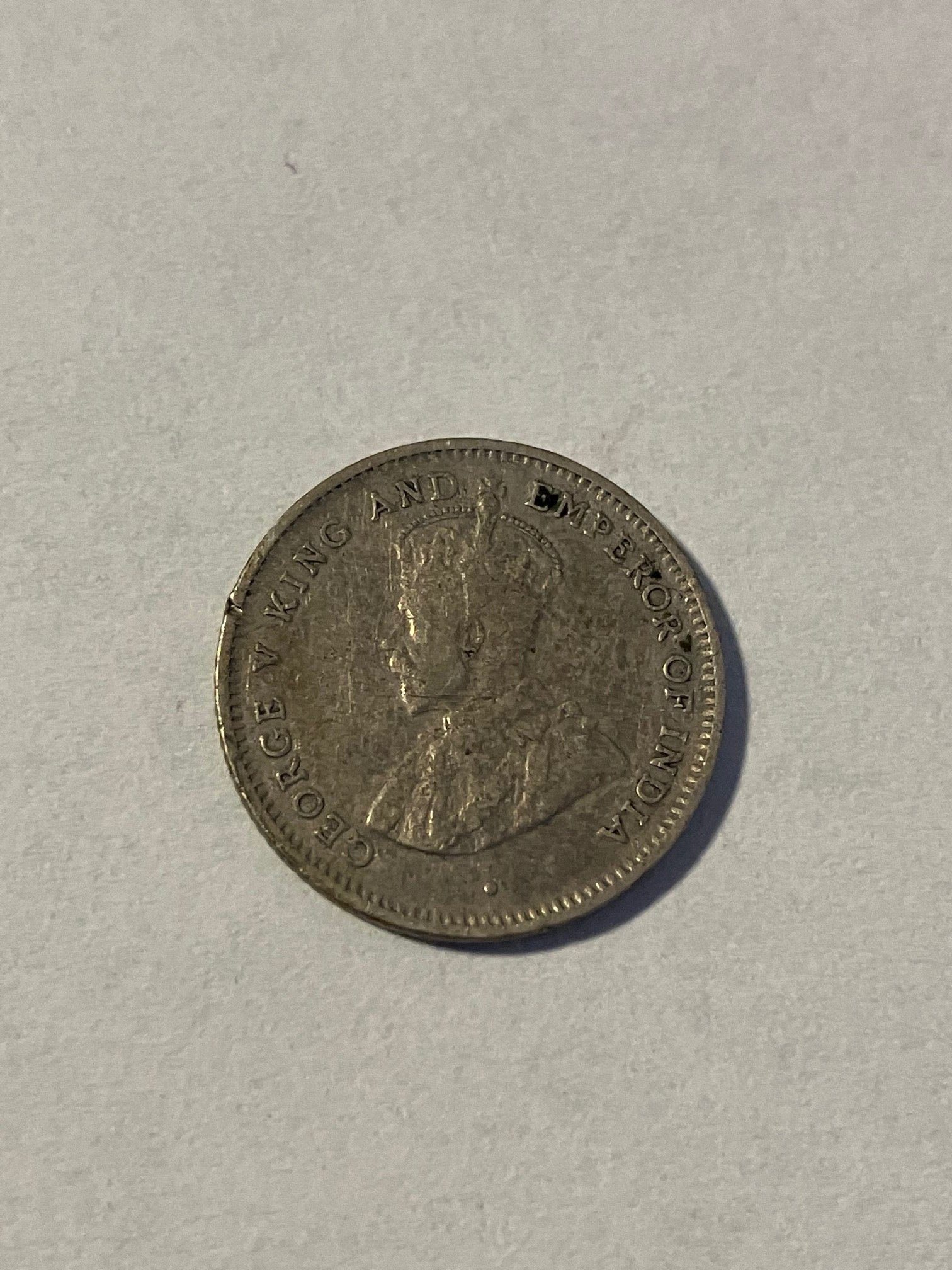 25 Cents Ceylon 1914