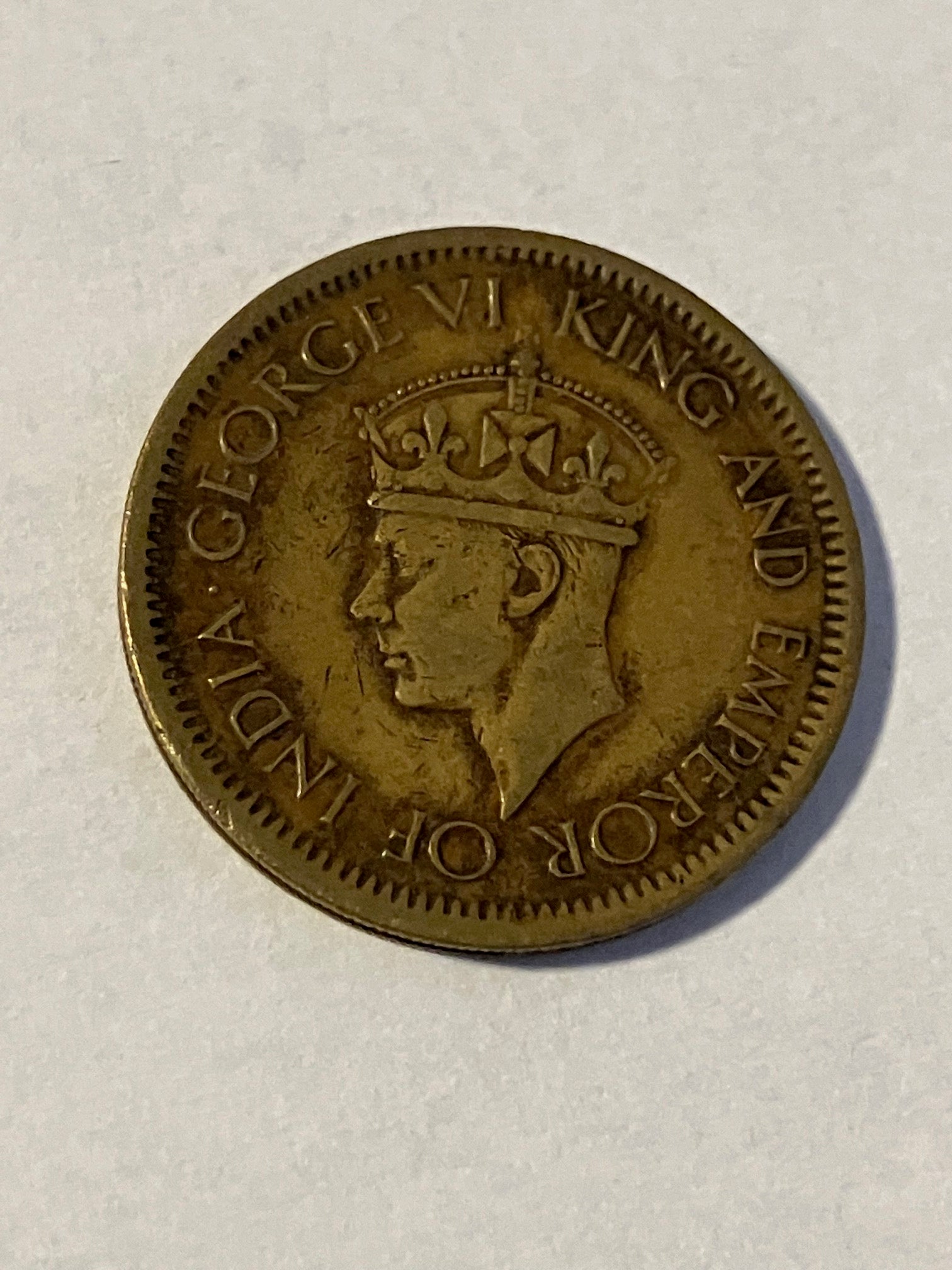 50 Cents Ceyon 1943