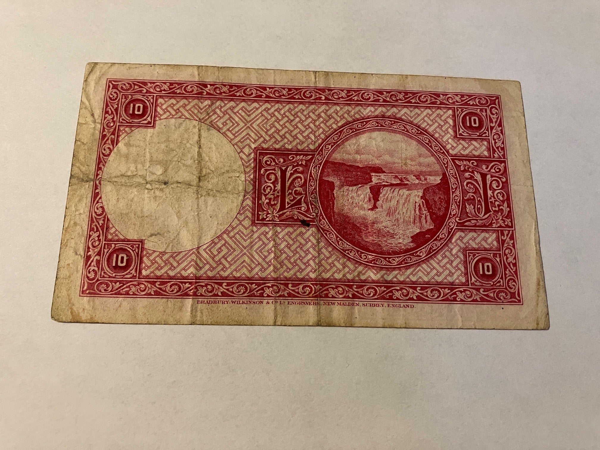 10 Kronur 1928 Iceland