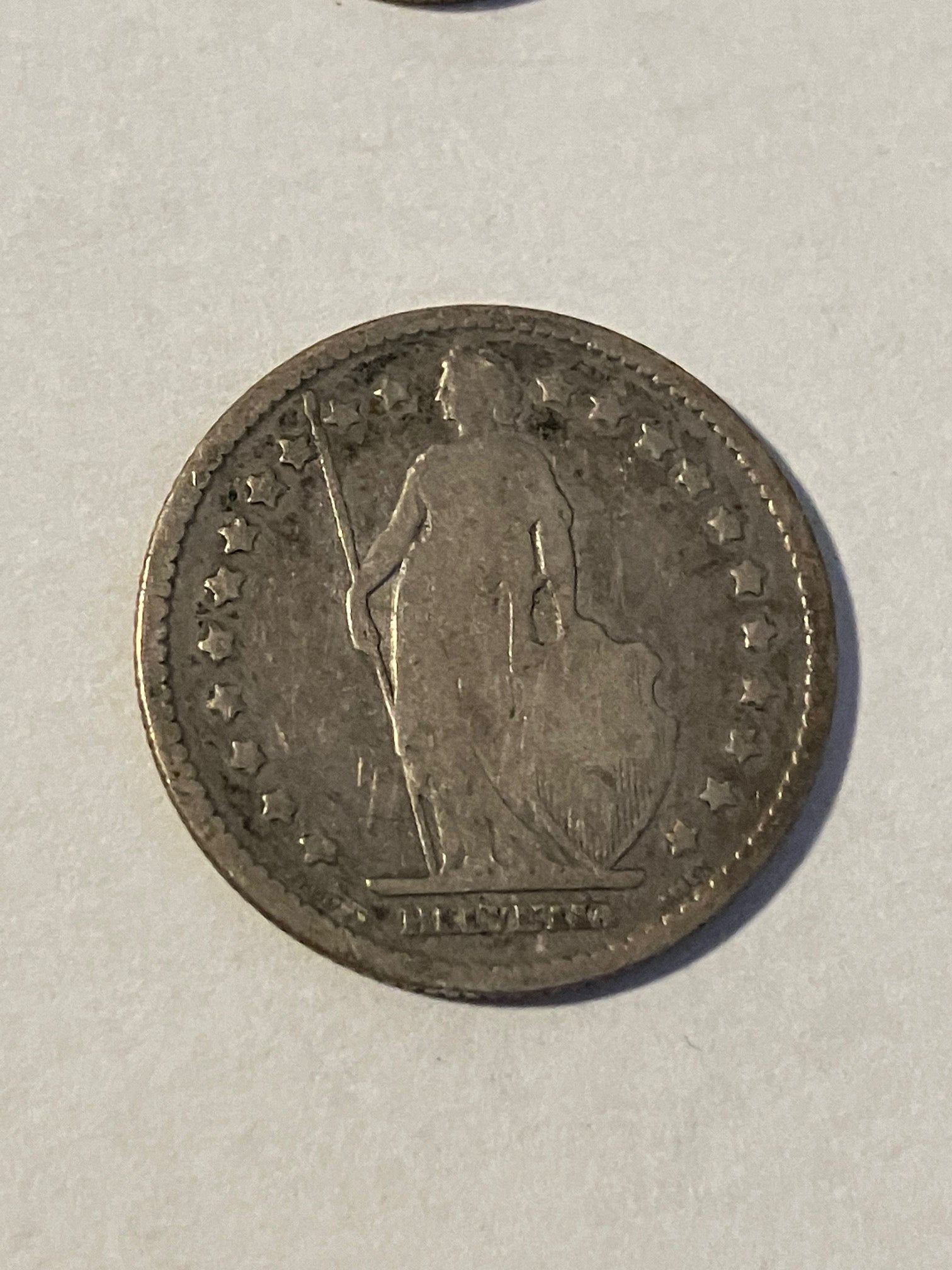 1 Franc Switzerland 1886