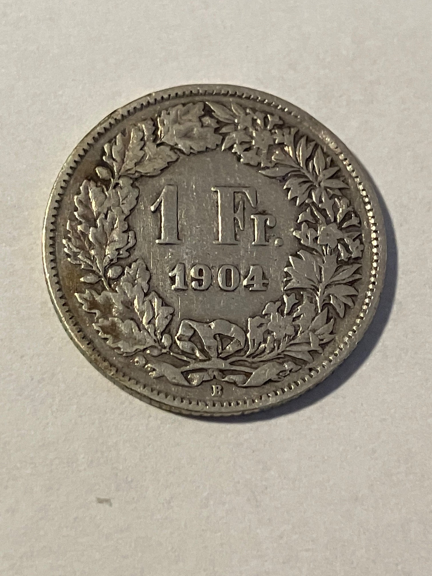 1 Franc Switzerland 1904