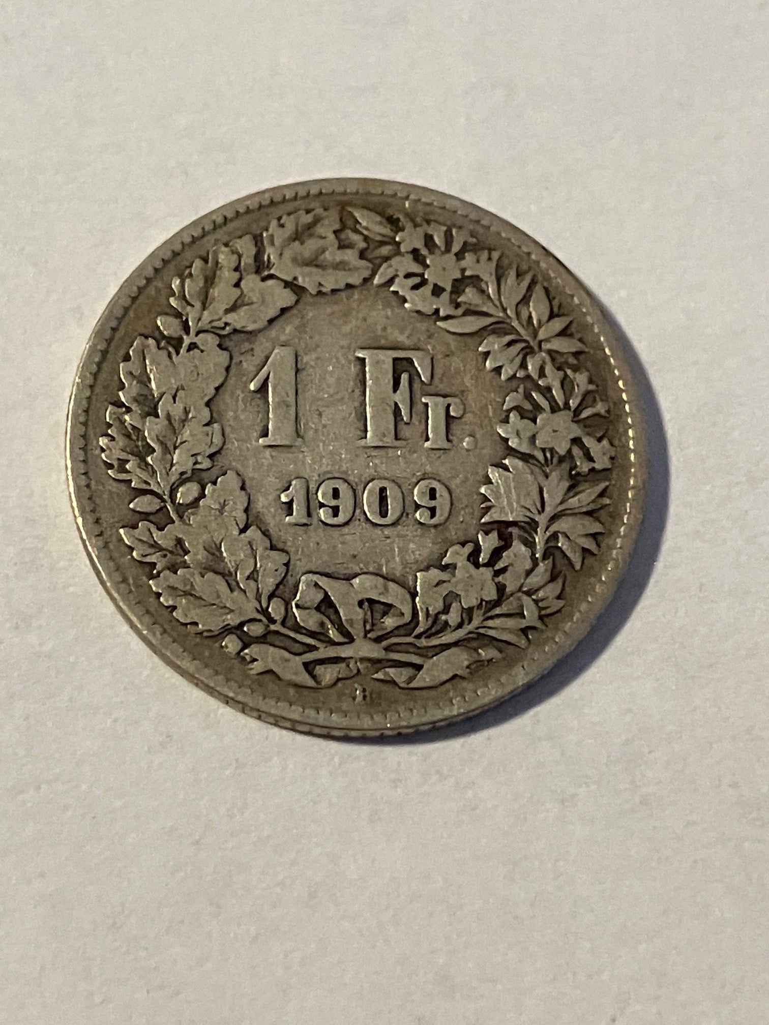 1 Franc Switzerland 1909