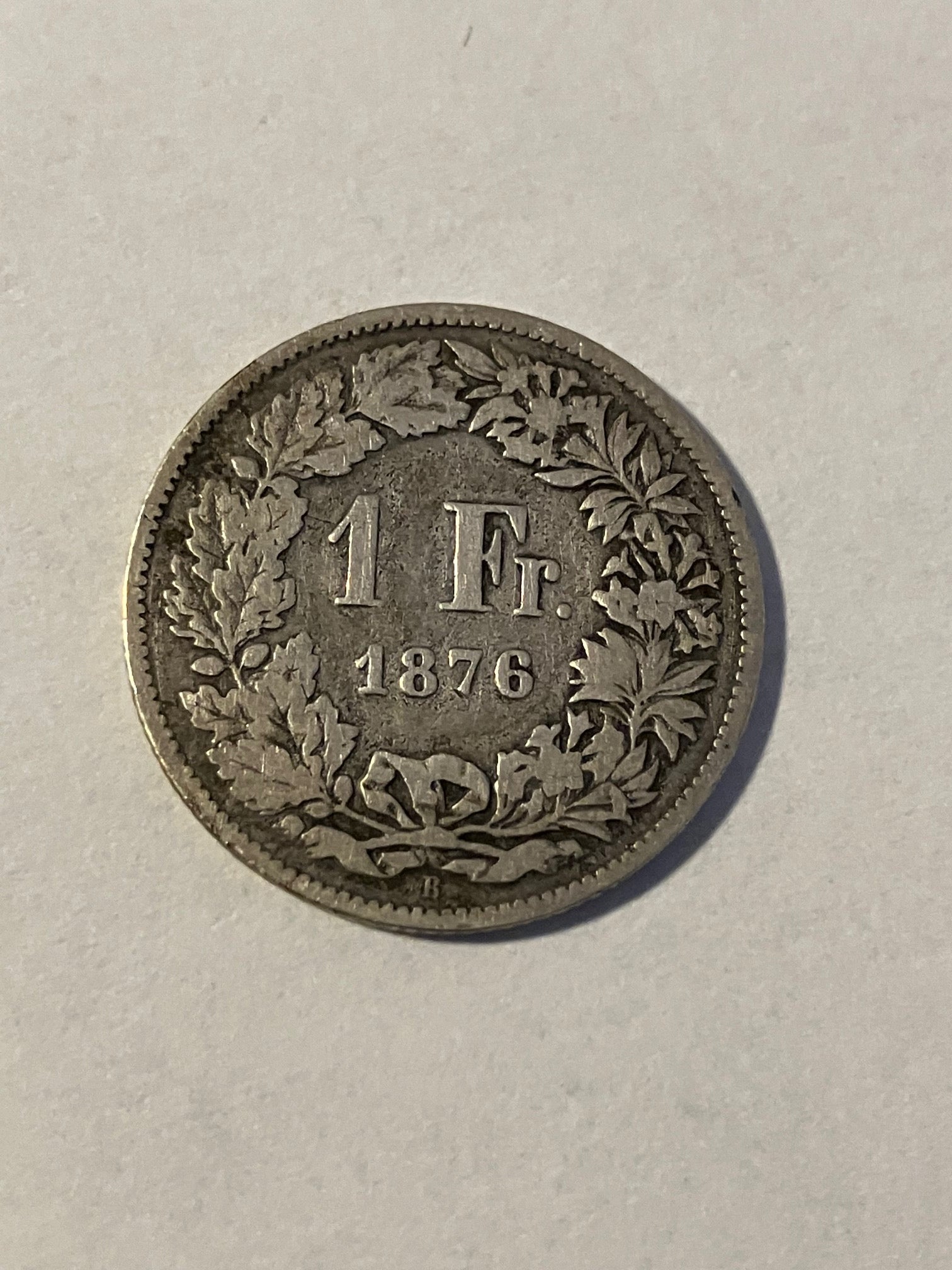 1 Franc Switzerland 1876