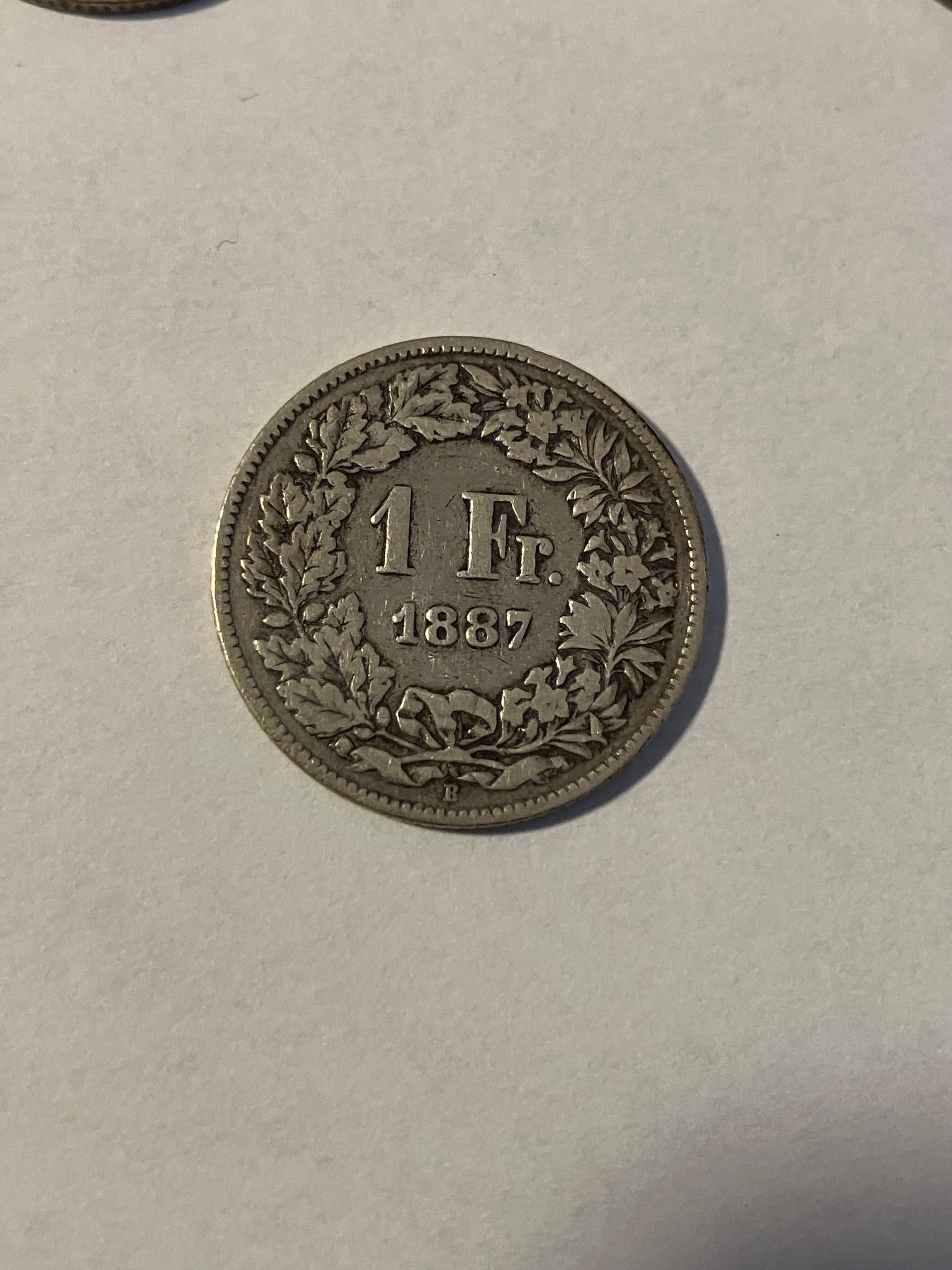 1 Franc Switzerland 1887
