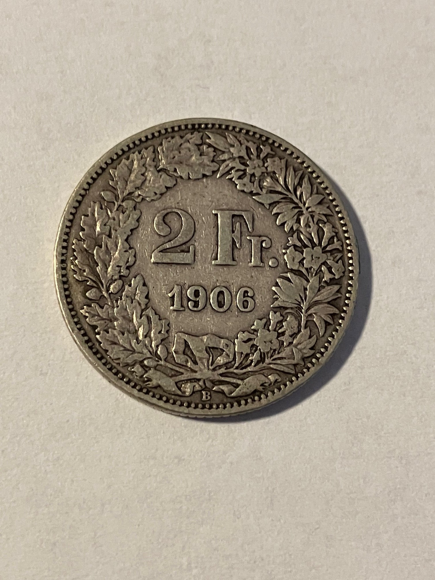 2 Francs Switzerland 1906