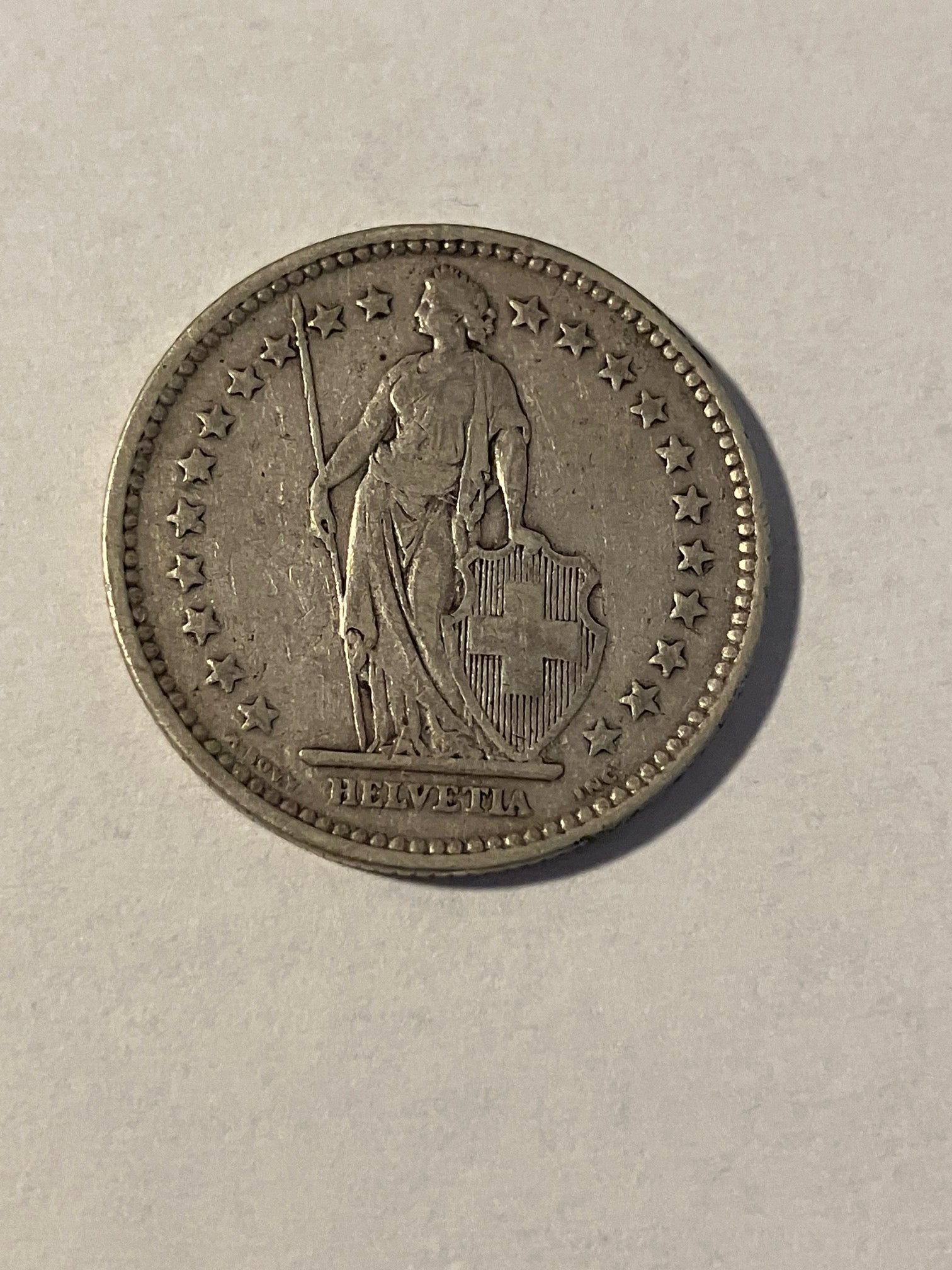 2 Francs Switzerland 1906