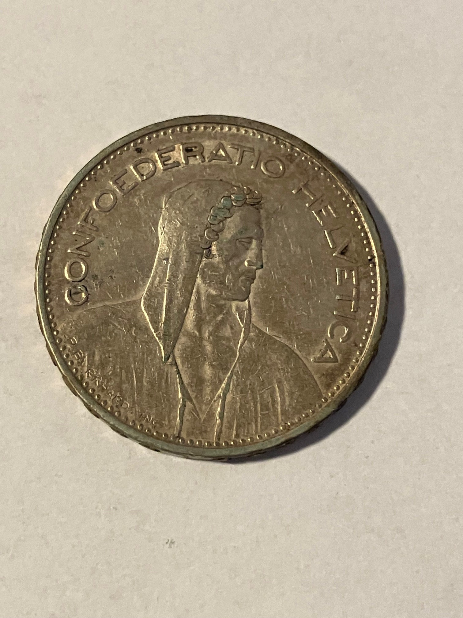 5 Francs 1932 B Switzerland