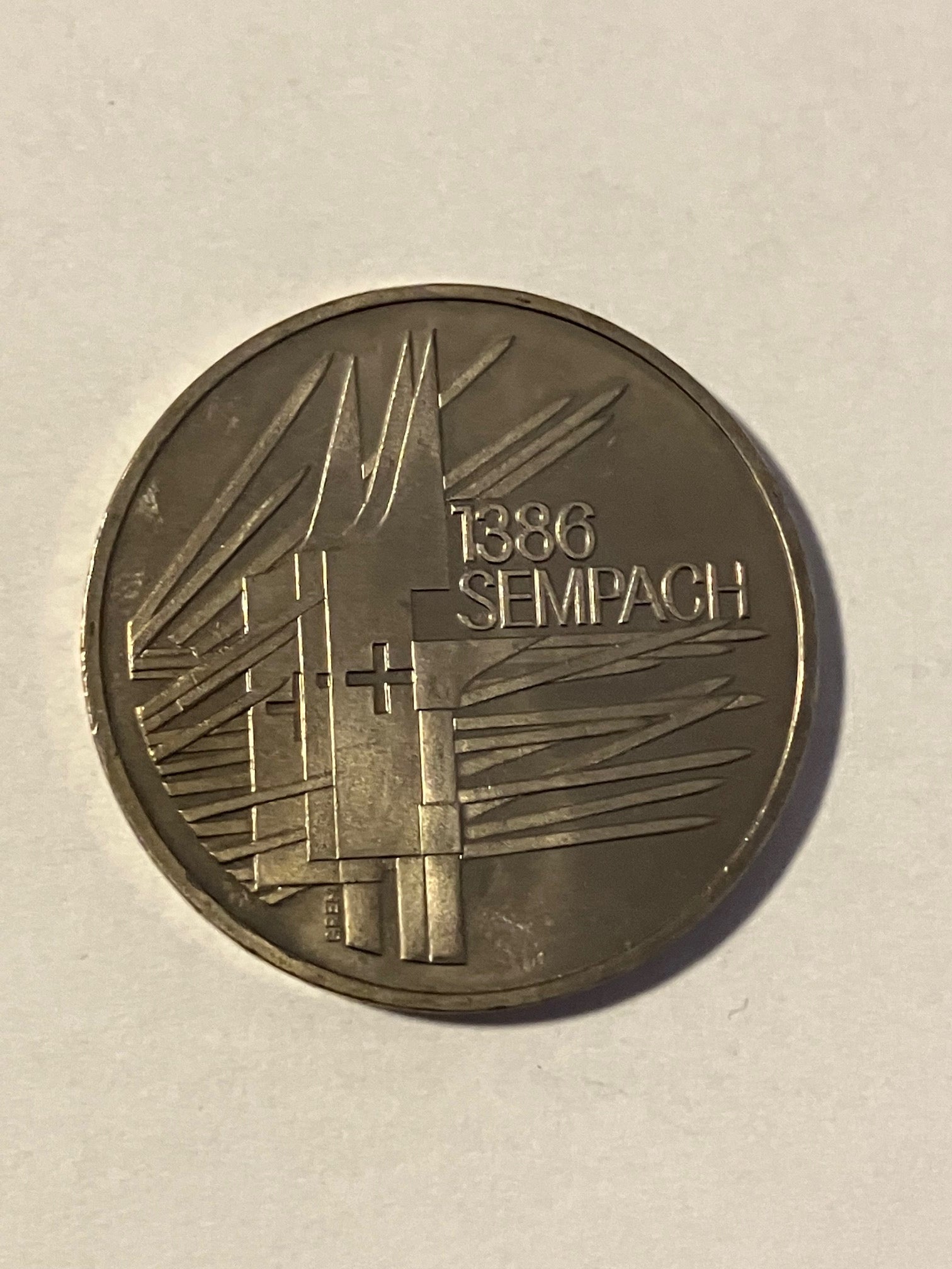 5 Francs Switzerland 1986