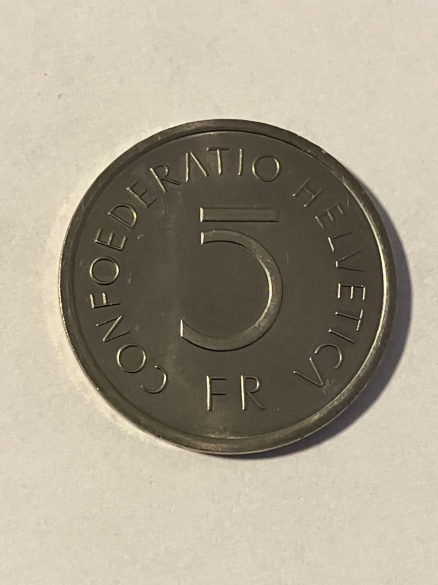 5 Francs Switzerland 1976